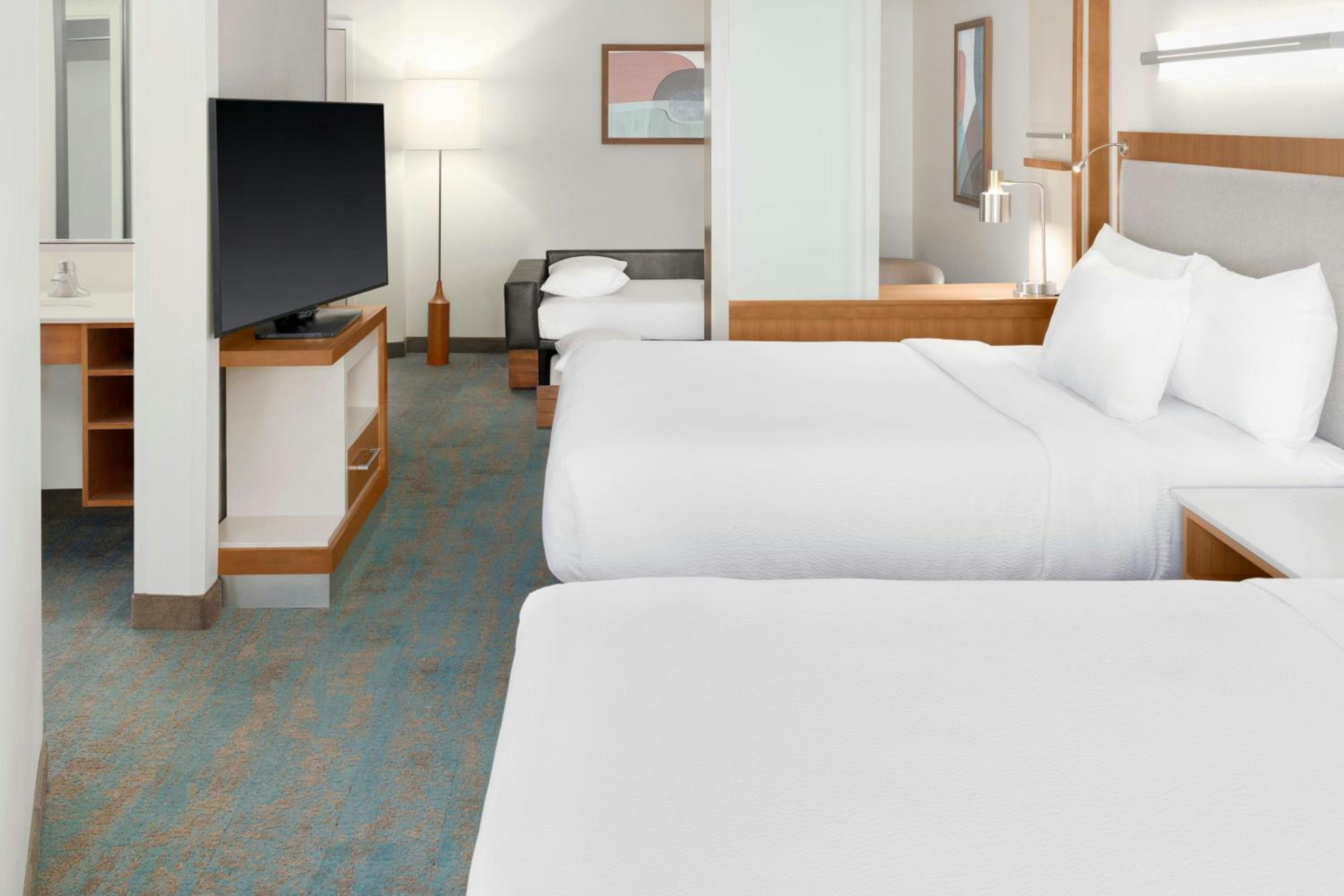 جناح كبير بسريرين كوين مع سرير سحّاب إضافي مع أريكة لذوي الإعاقة، SpringHill Suites Detroit Auburn Hills 2/9