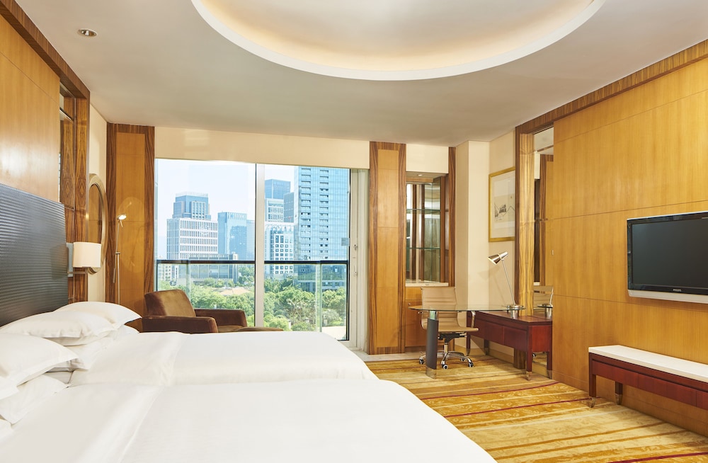غرفة بسرير كينج بإطلالة على البحر بشرفة، Sheraton Zhoushan Hotel 4/10