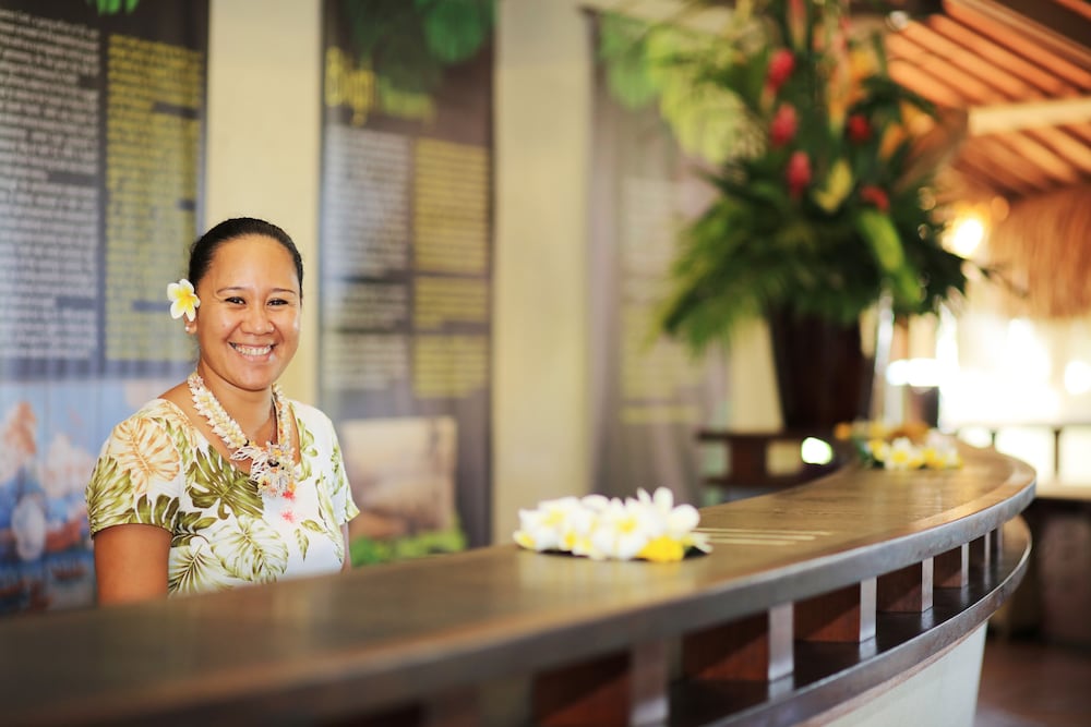 Lobby at Tahiti Pearl Beach Resort, Arue