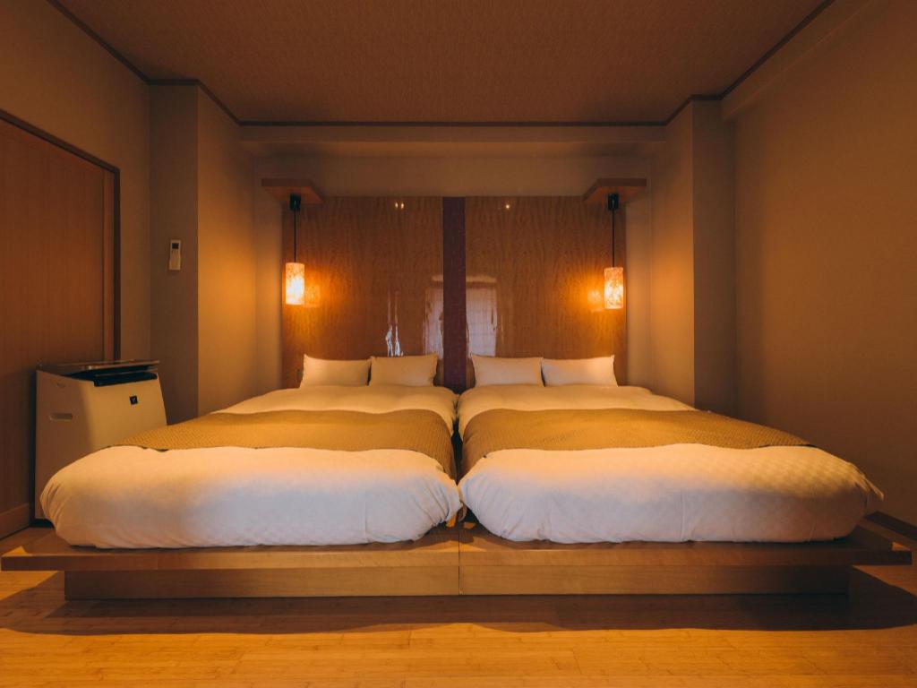 Japanese, Style, Modern, Twin Beds