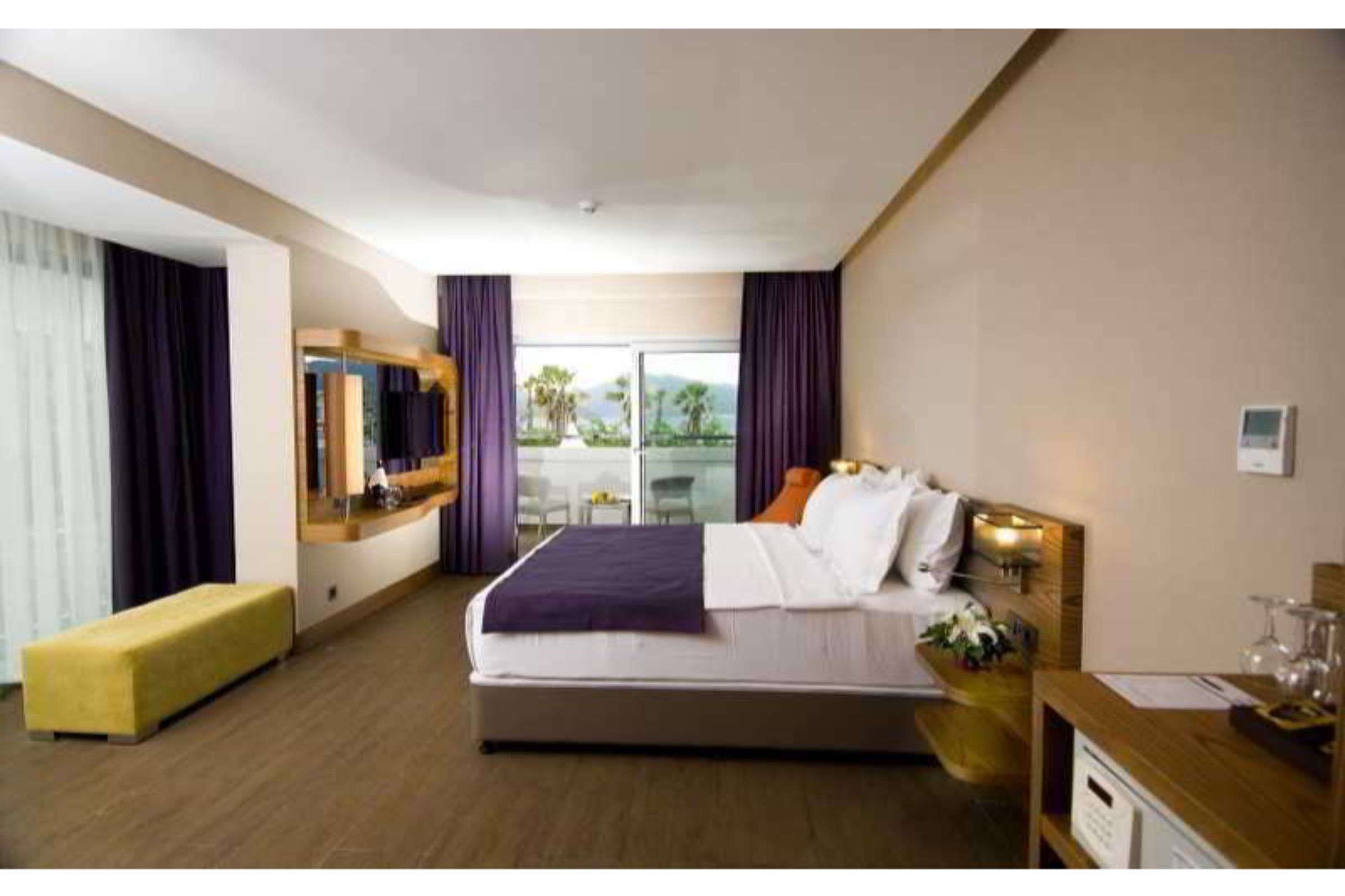 Room, Double Bed, Land View