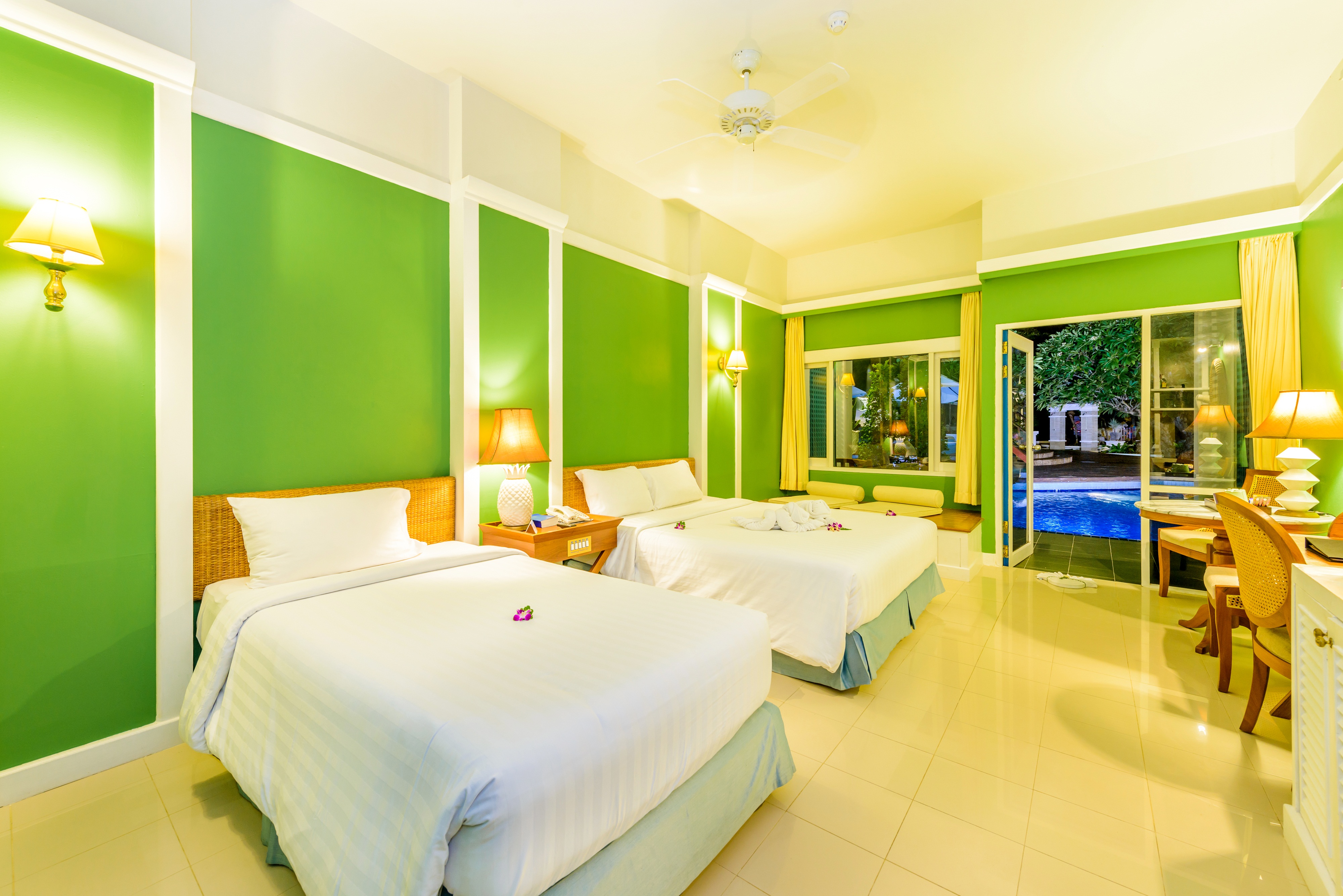 Superior, Double or Twin Bed, Pool View