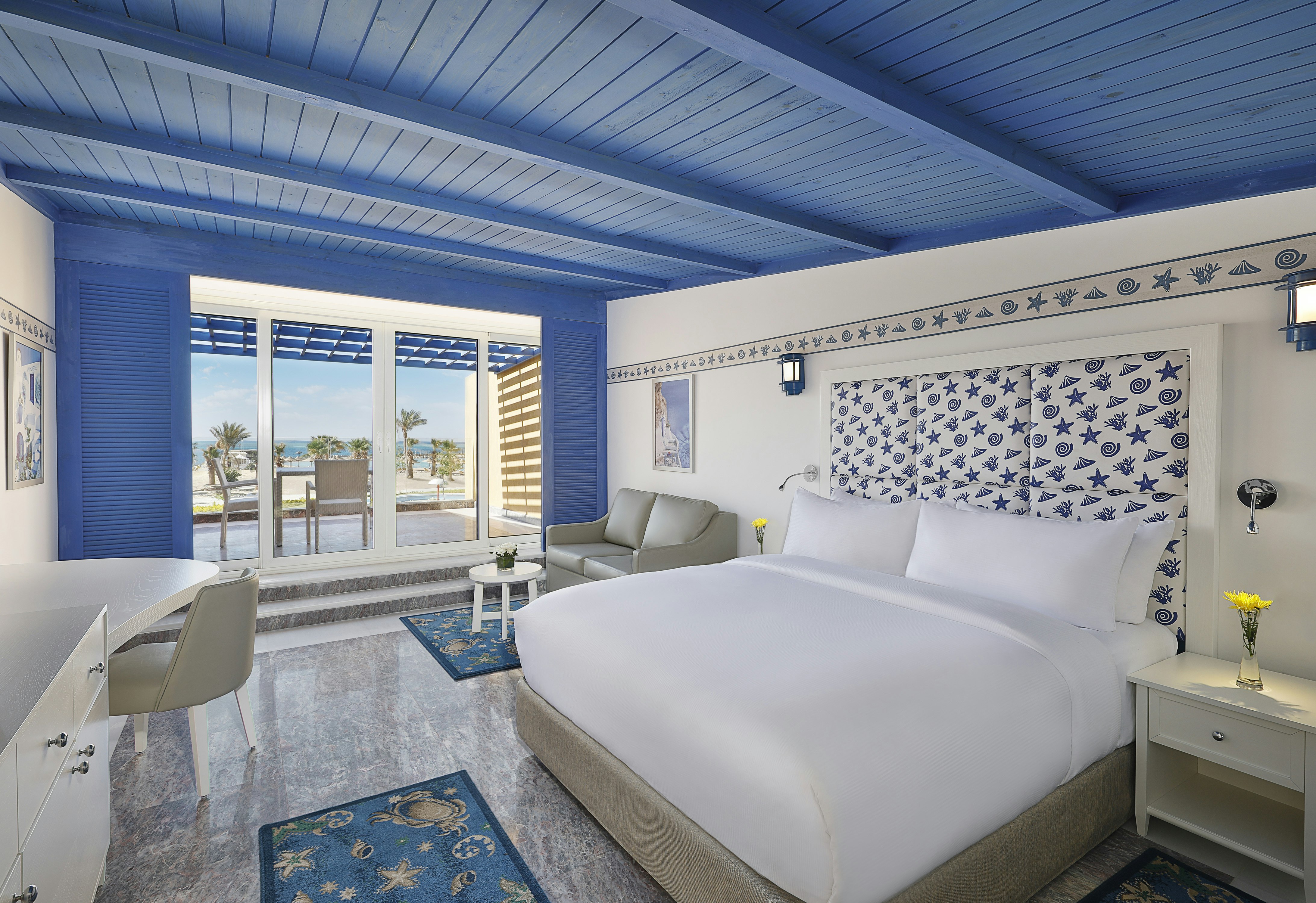 Duplex, Aqua, Suite, King Bed, with View