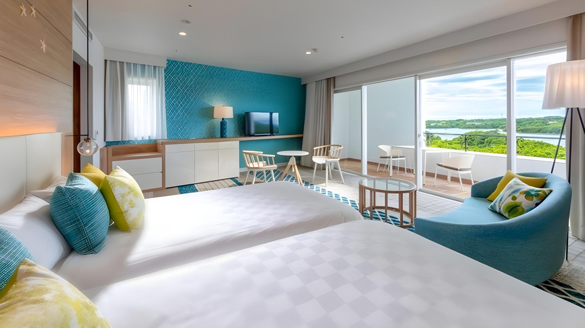 Semi Room, Superior, 2 Semi Double Beds, Ocean Wing