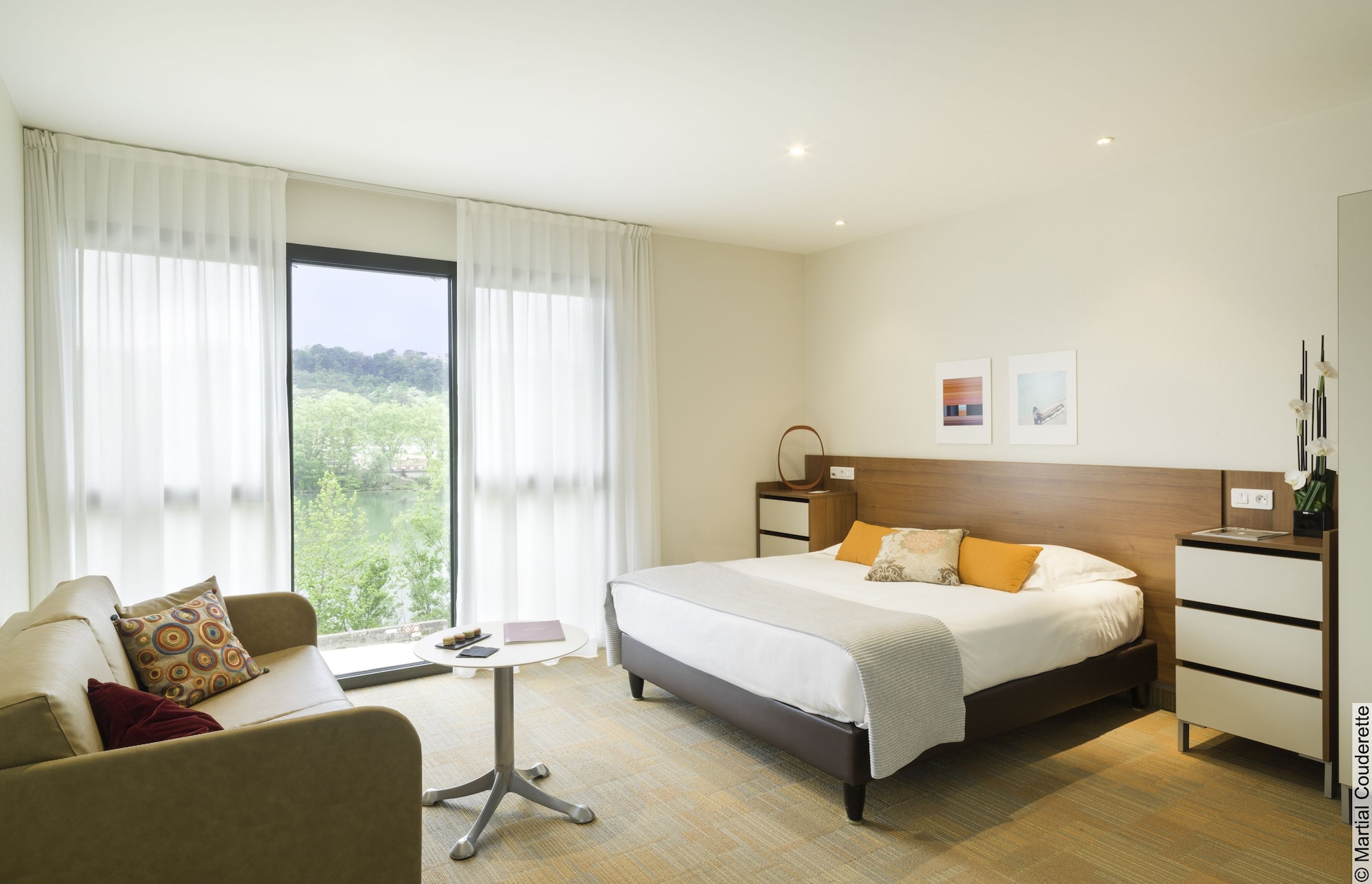 شقة عائلية بسريرين منفصلين مع أريكة، Hotel Lyon Metropole 3/5