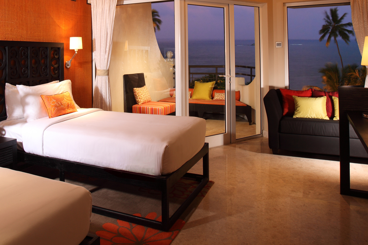 Sunset, Twin Beds, Ocean View