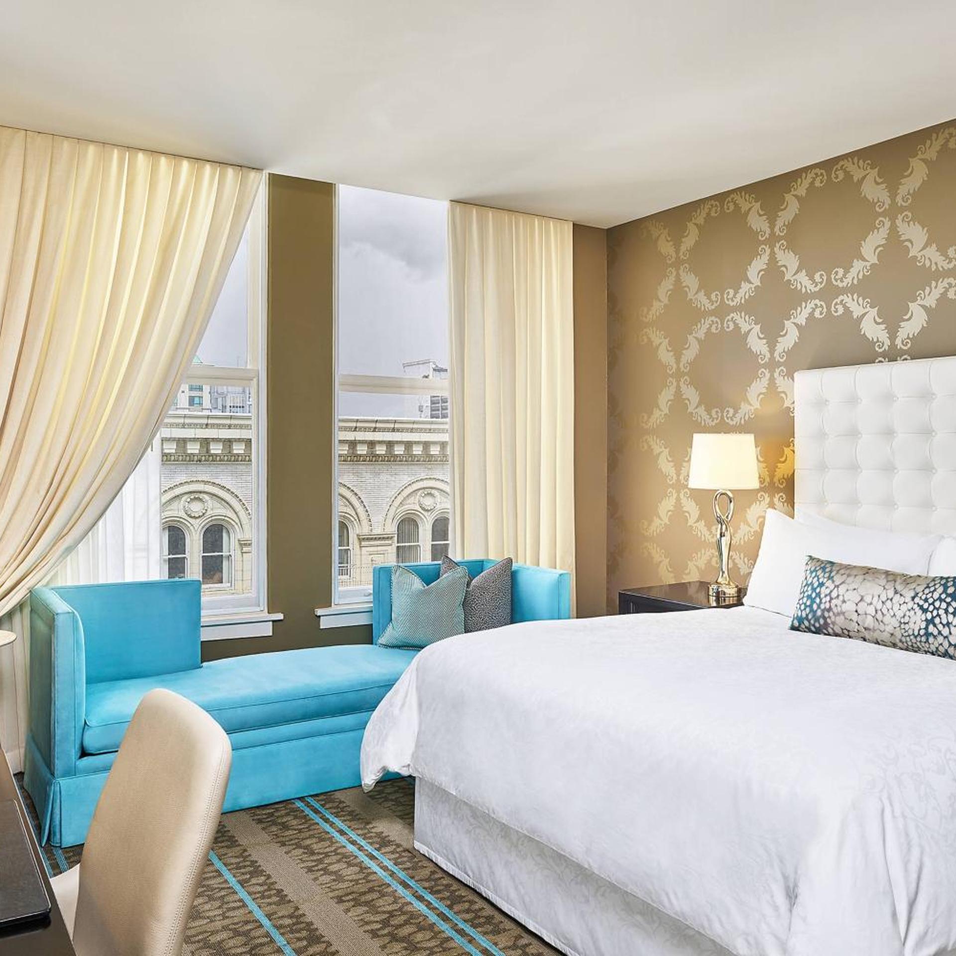 Guest Room, Deluxe, King Bed, City View