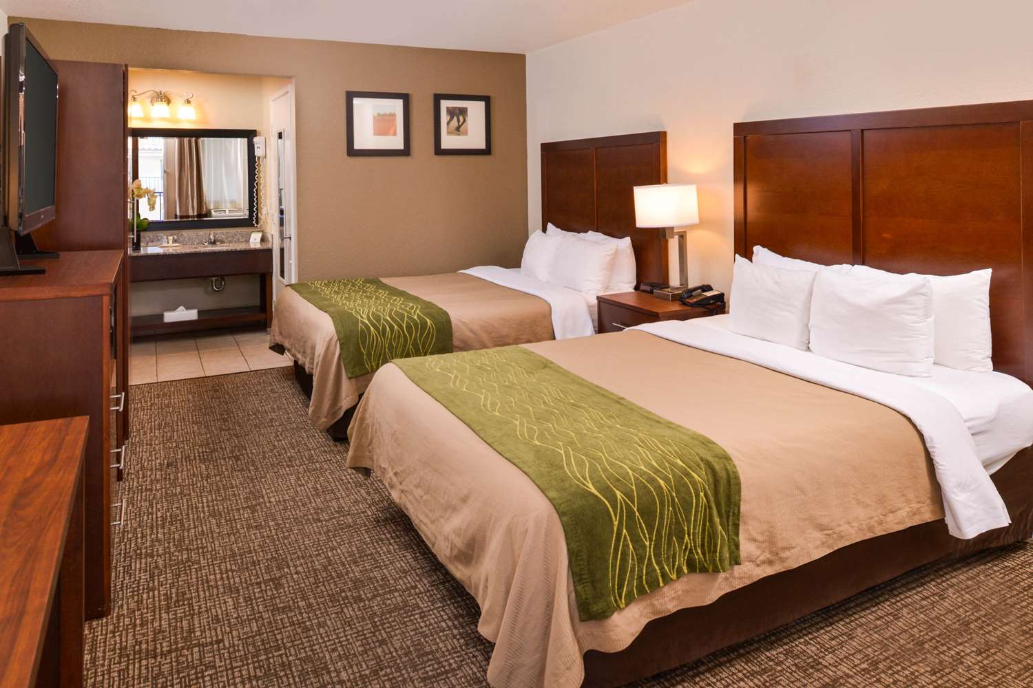 غرفة بسريرين كوين، Rancho Cordova Inn 3/9