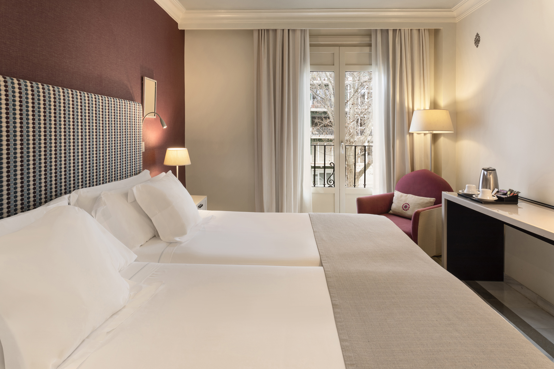 Room, Double or Twin Bed, Balcony