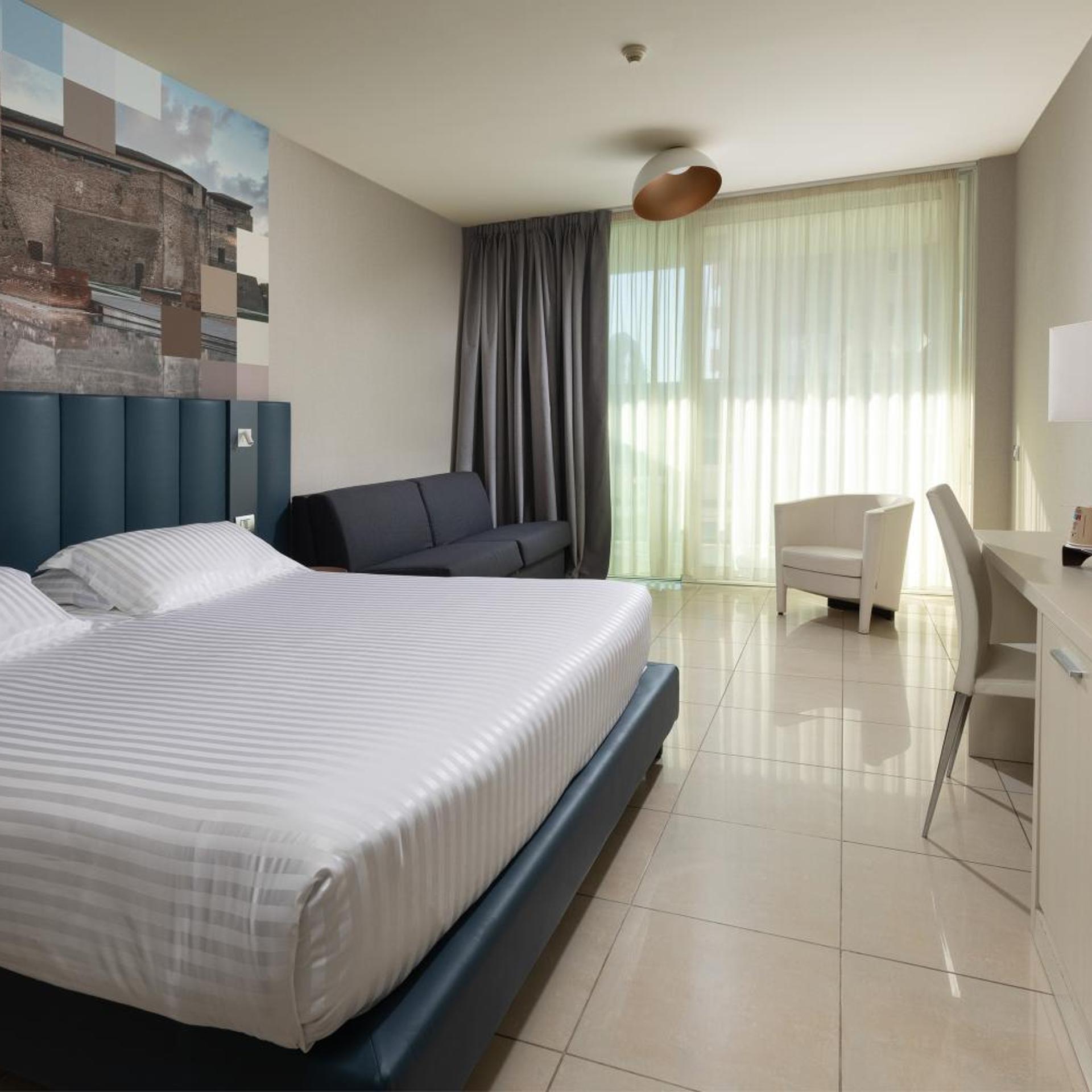 Superior, Double Bed, Side Sea View, Sofa, Balcony