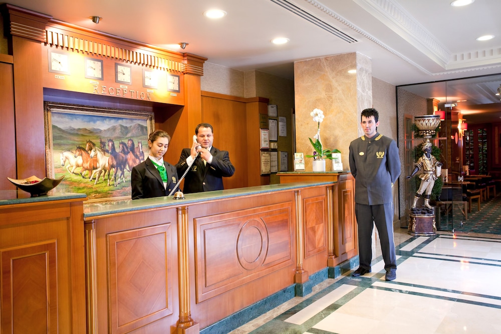 Lobby at Oran Hotel, ISTANBUL