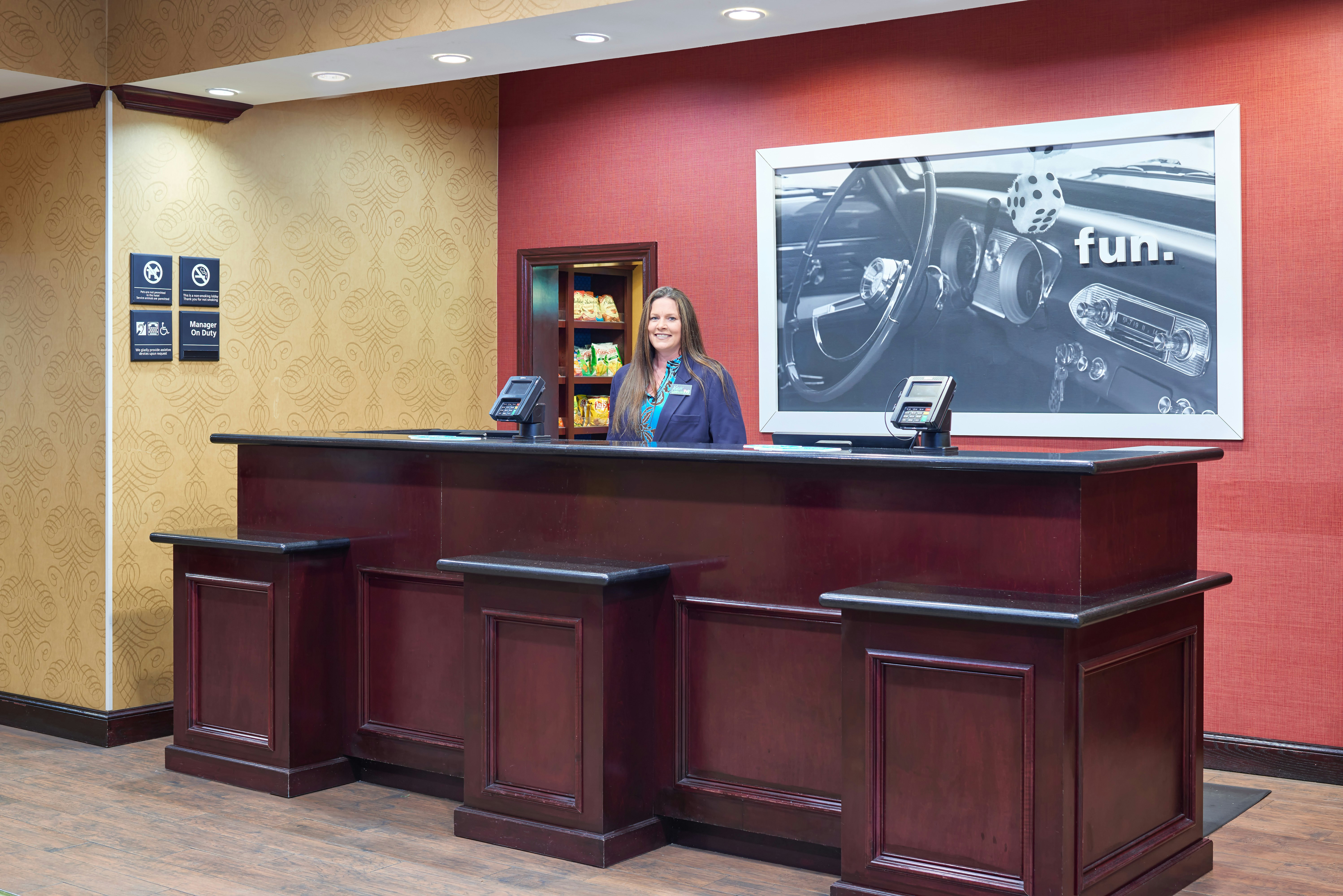 Lobby at Hampton Inn & Suites Austin South/Buda, BUDA - TX