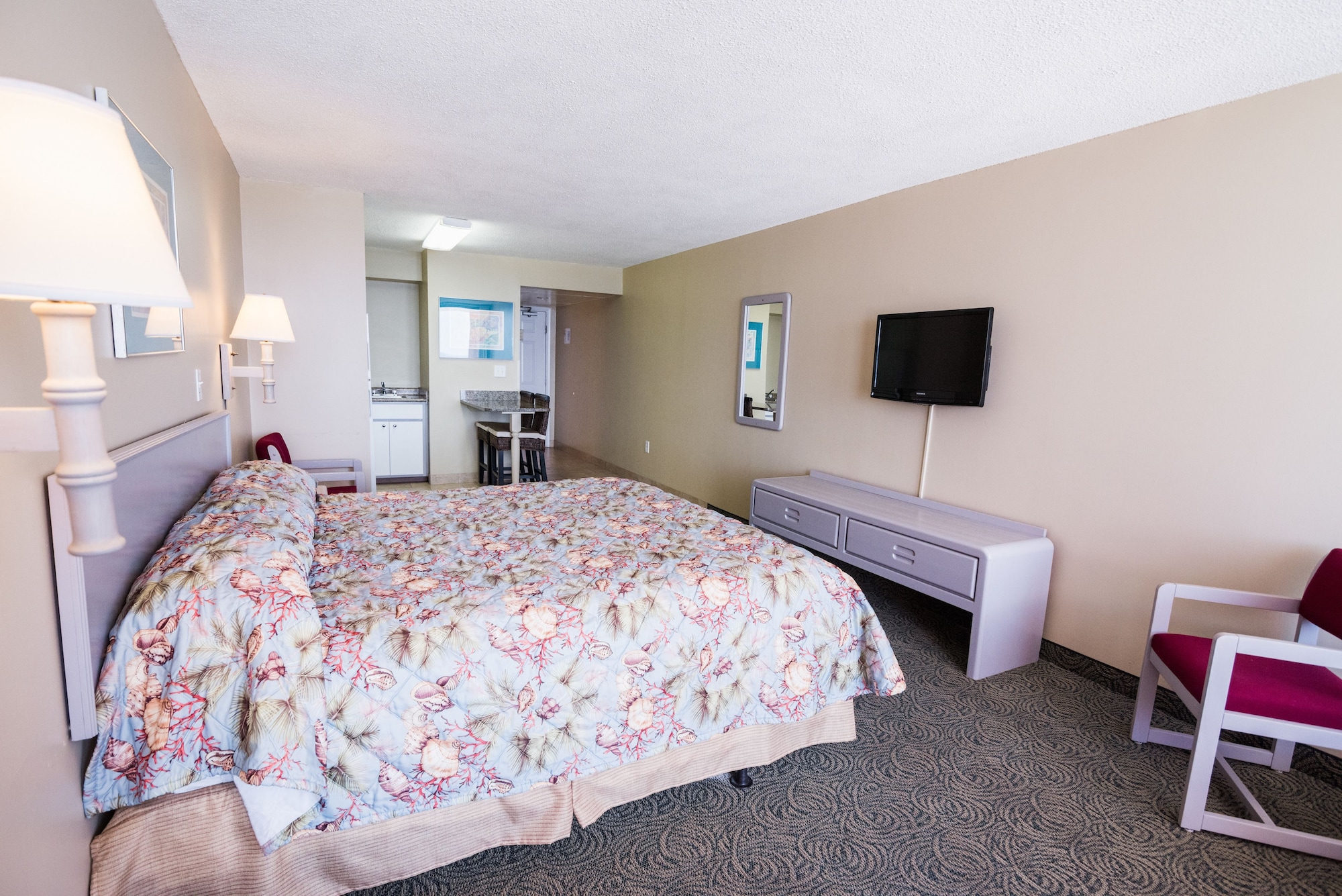 STUDIO, KING BED, BEACH VIEW, SOFA, BALCONY