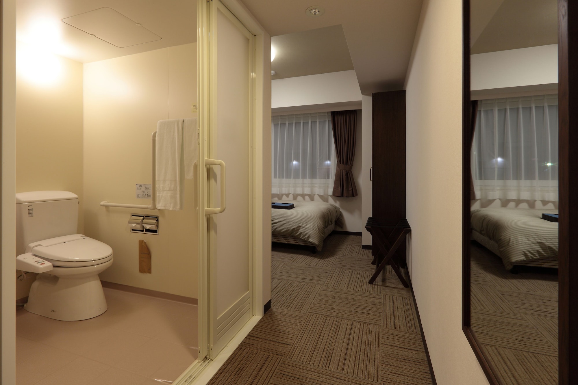 غرفة مفردة بسرير مزدوج، Hotel Route-Inn Toyota Jinnaka 6/8