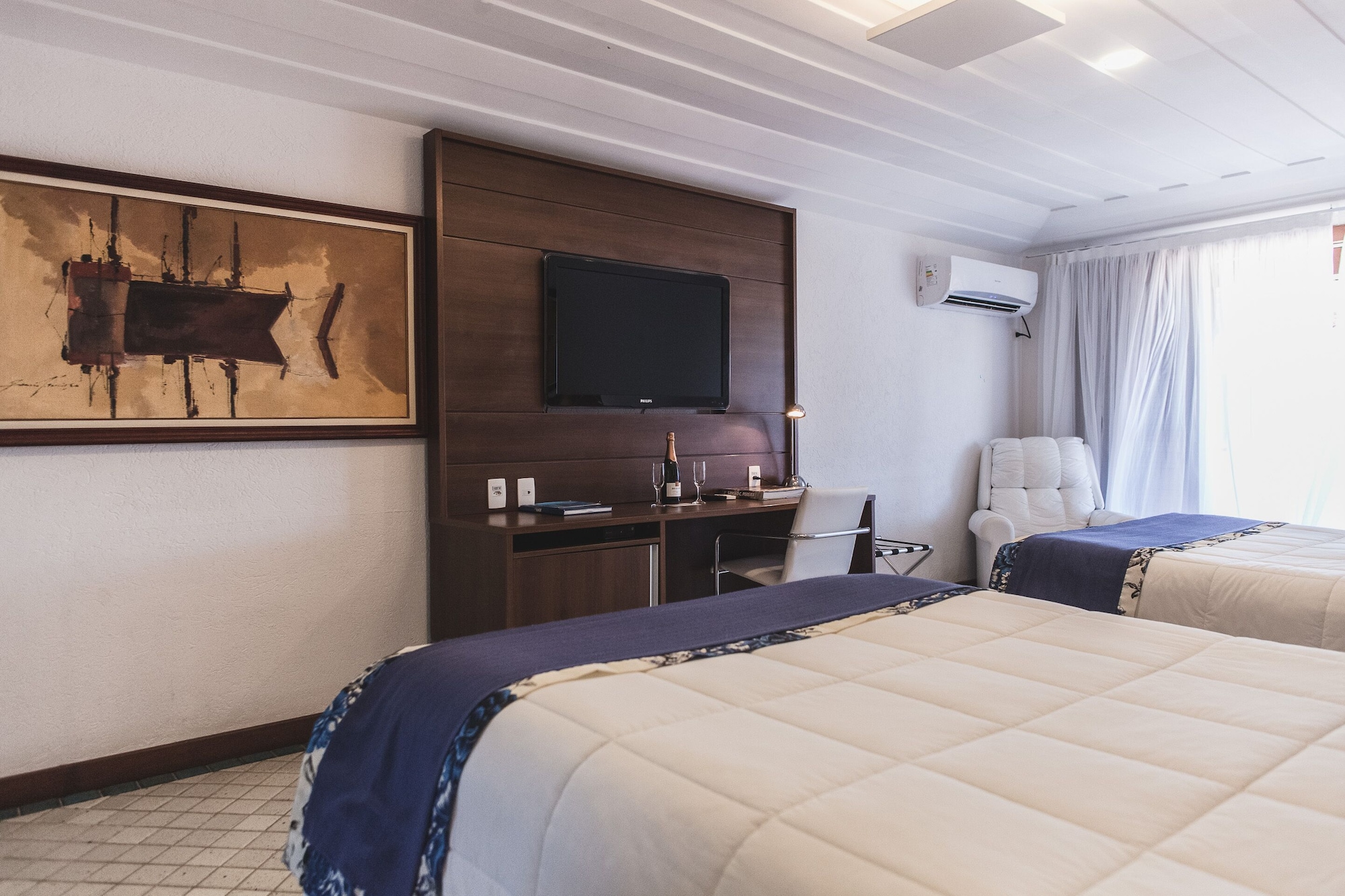 غرفة قياسية بسريرين مزدوجين، Hotel Ferradura Resort 2/4