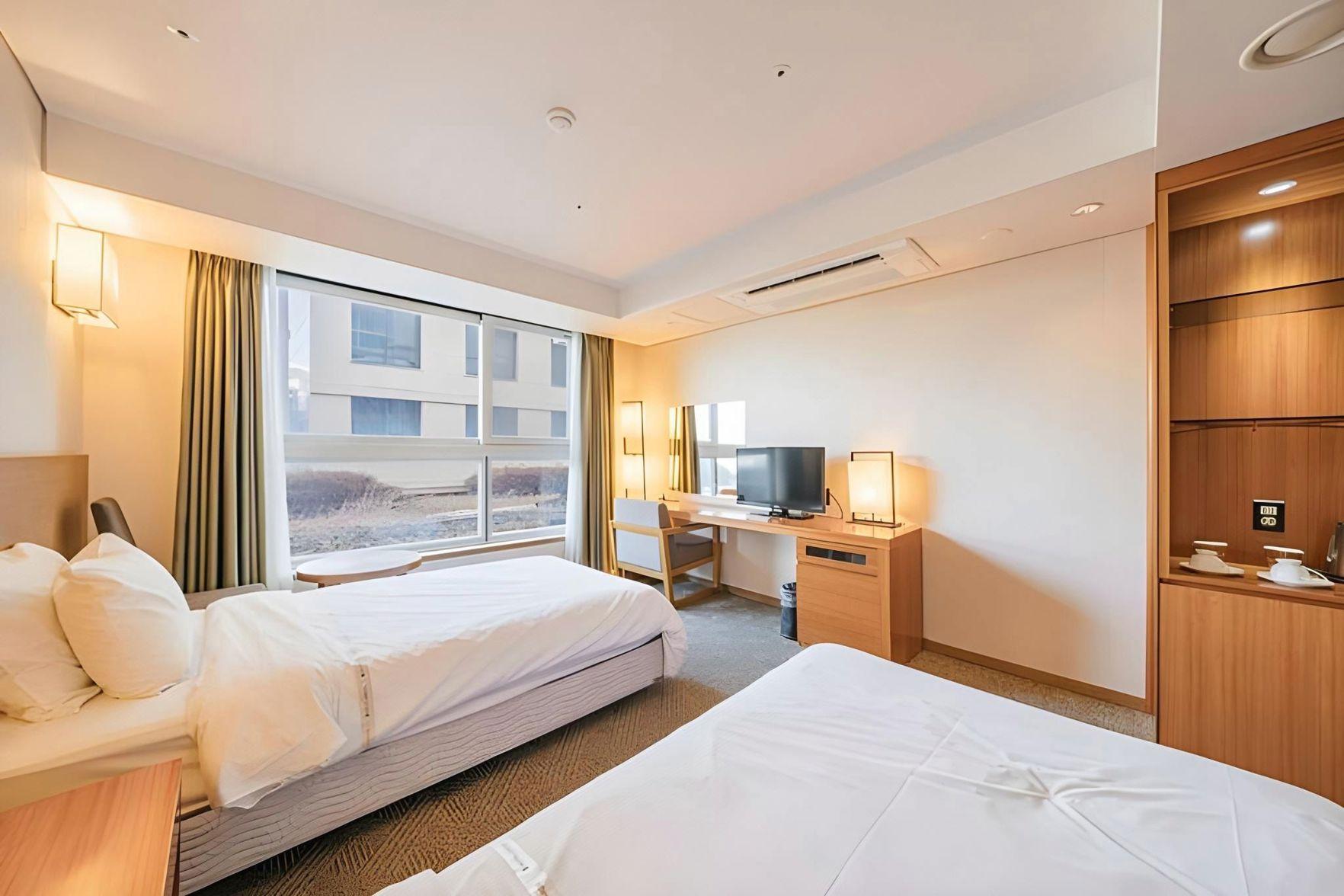Room, 1 Double and 1 Single Bed