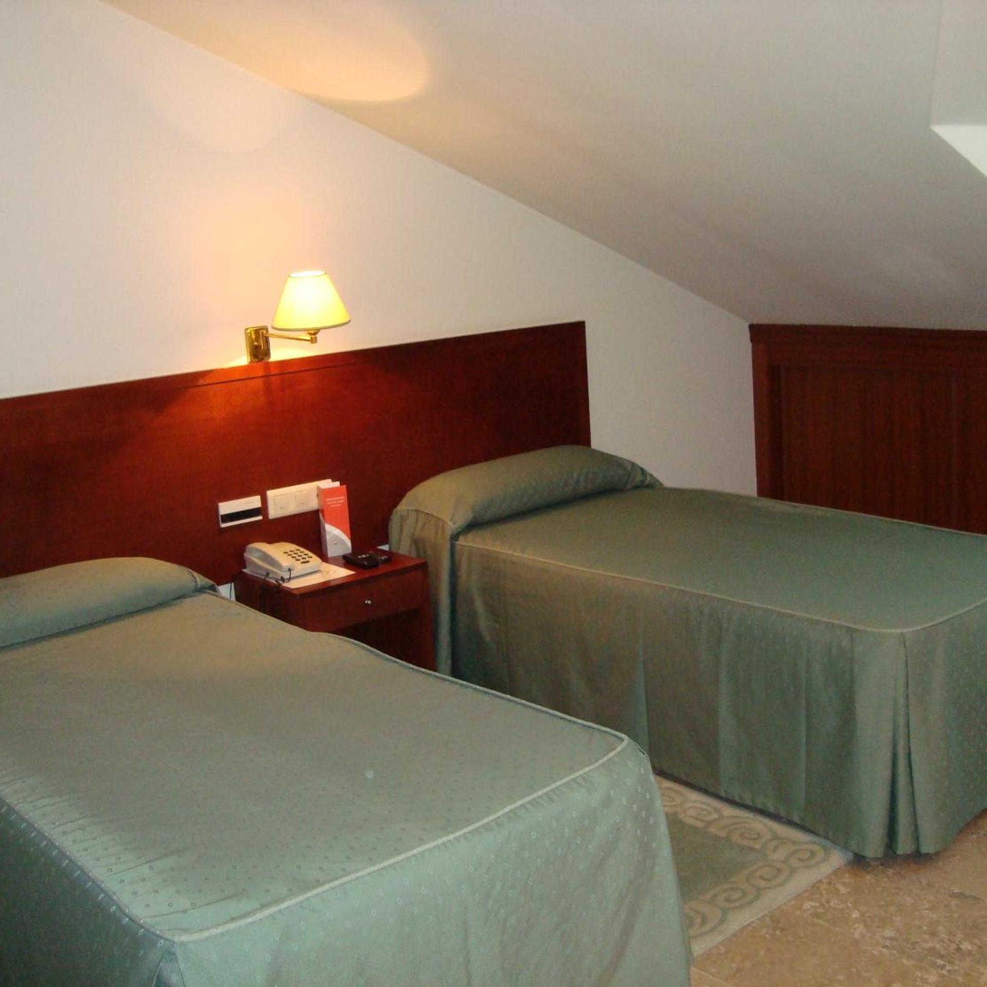 Room, Twin Beds, Attic