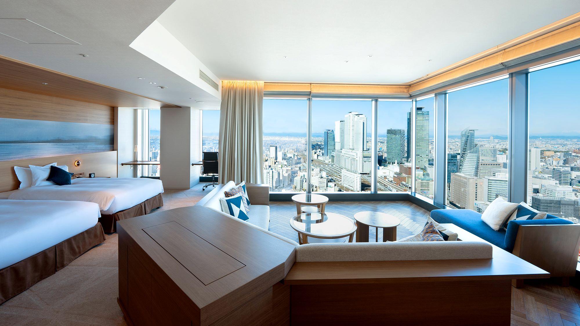 Premier, Premium, Junior Suite, Quadruple, Twin Beds, Night View