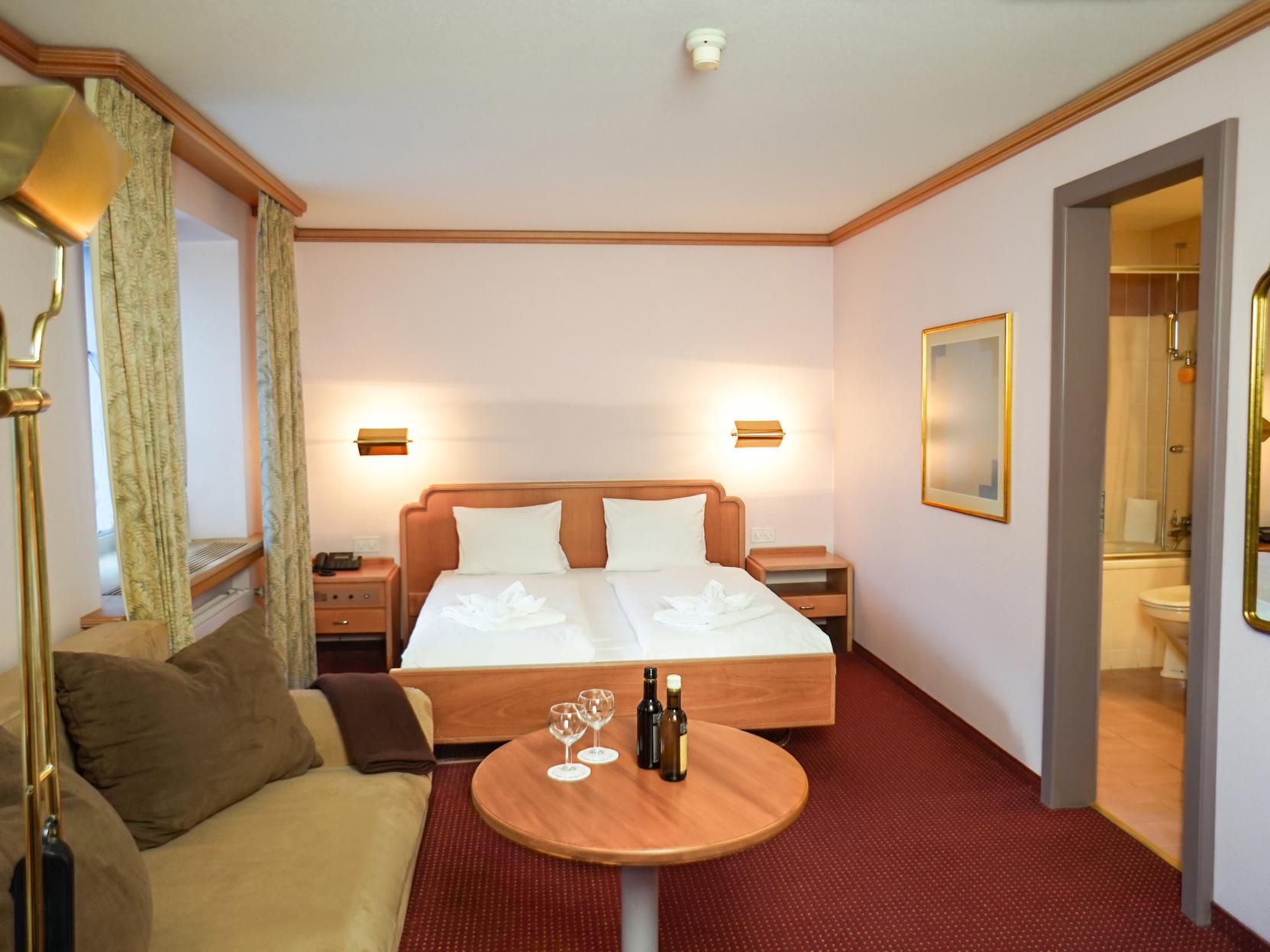Room, Double Bed, Side View