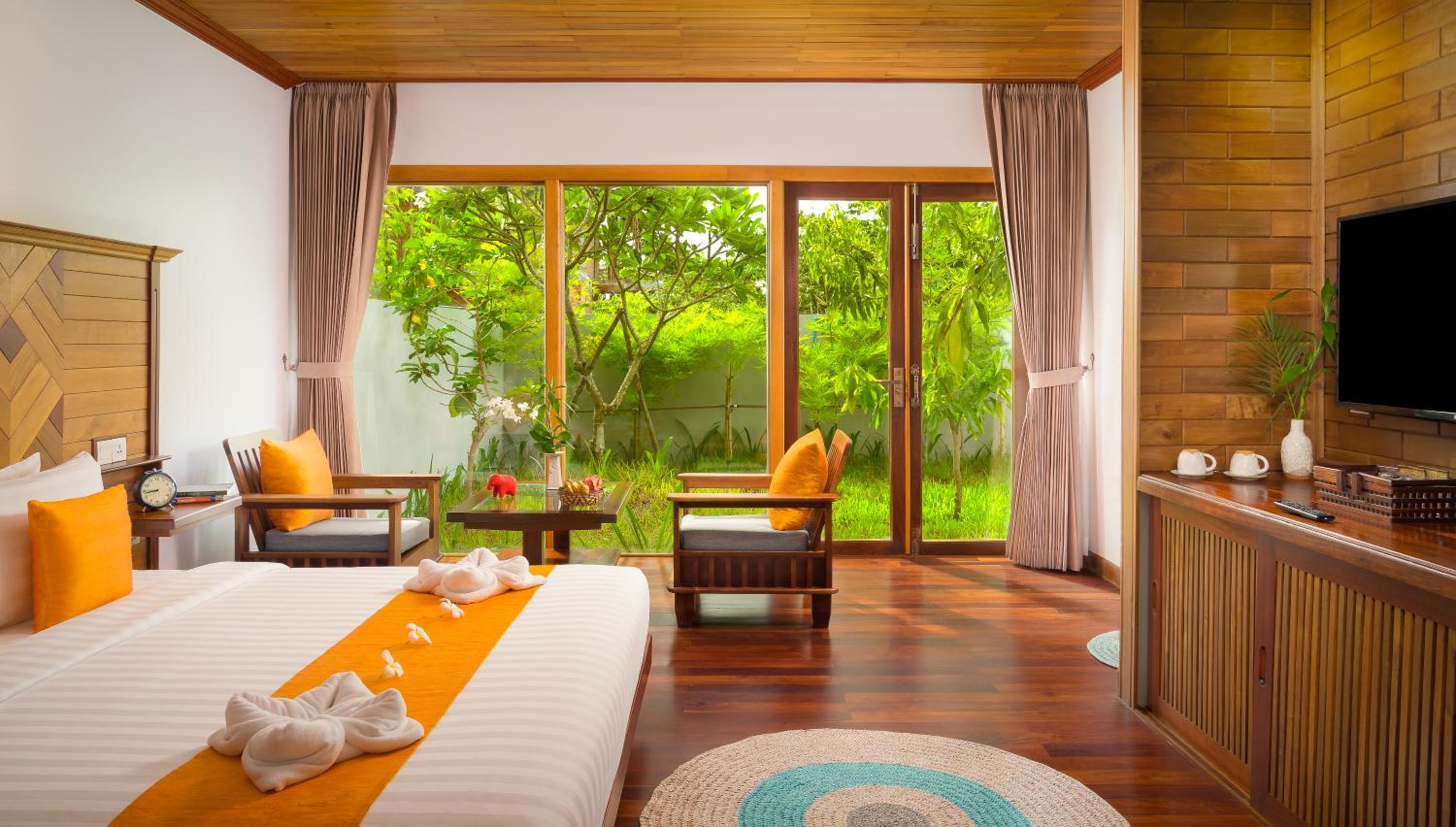 غرفة ديلوكس بسرير مزدوج، Khmer House Resort 8/10