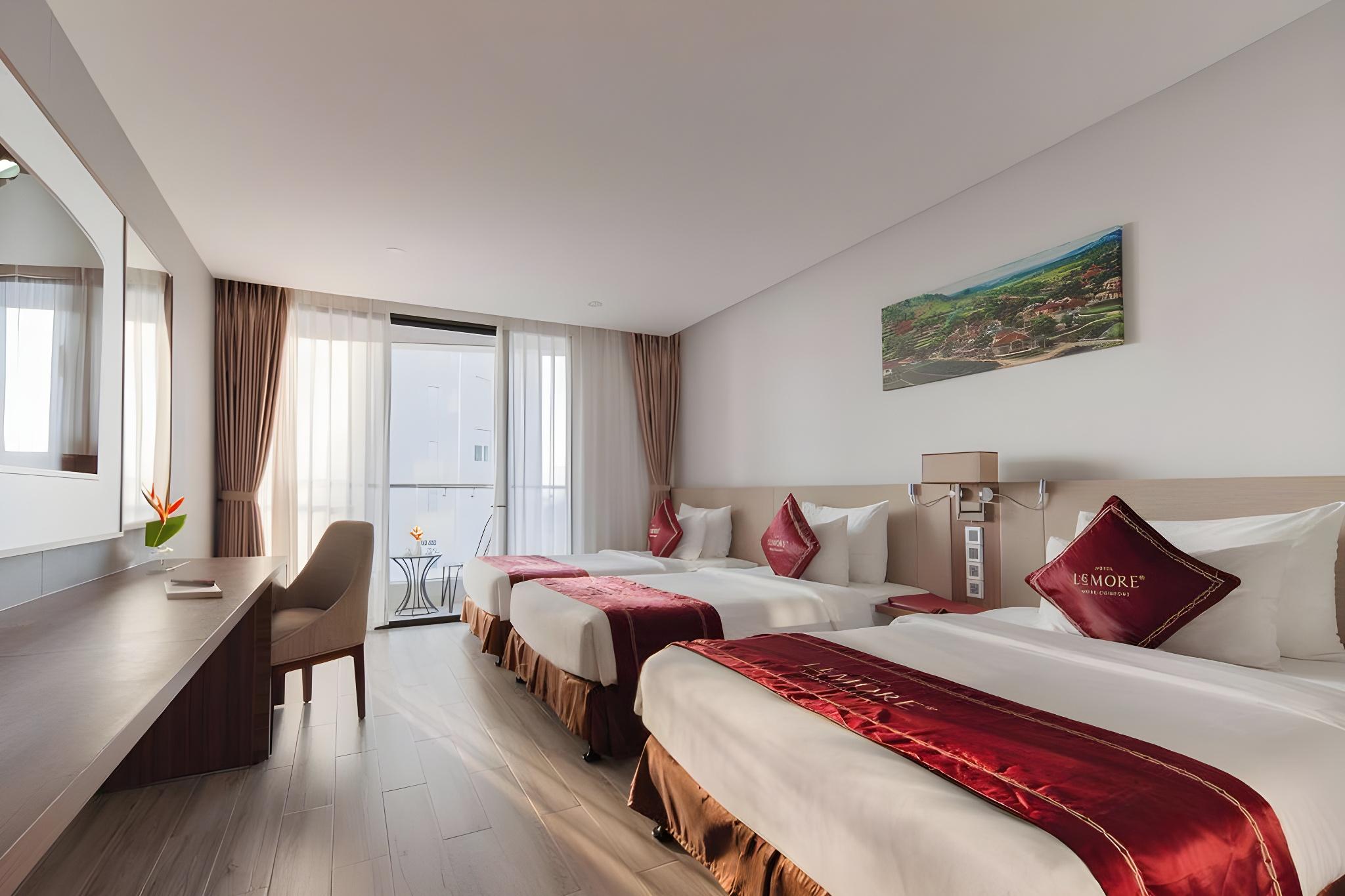 1 Bedroom, Senior, Triple, 2 Double Beds, City View