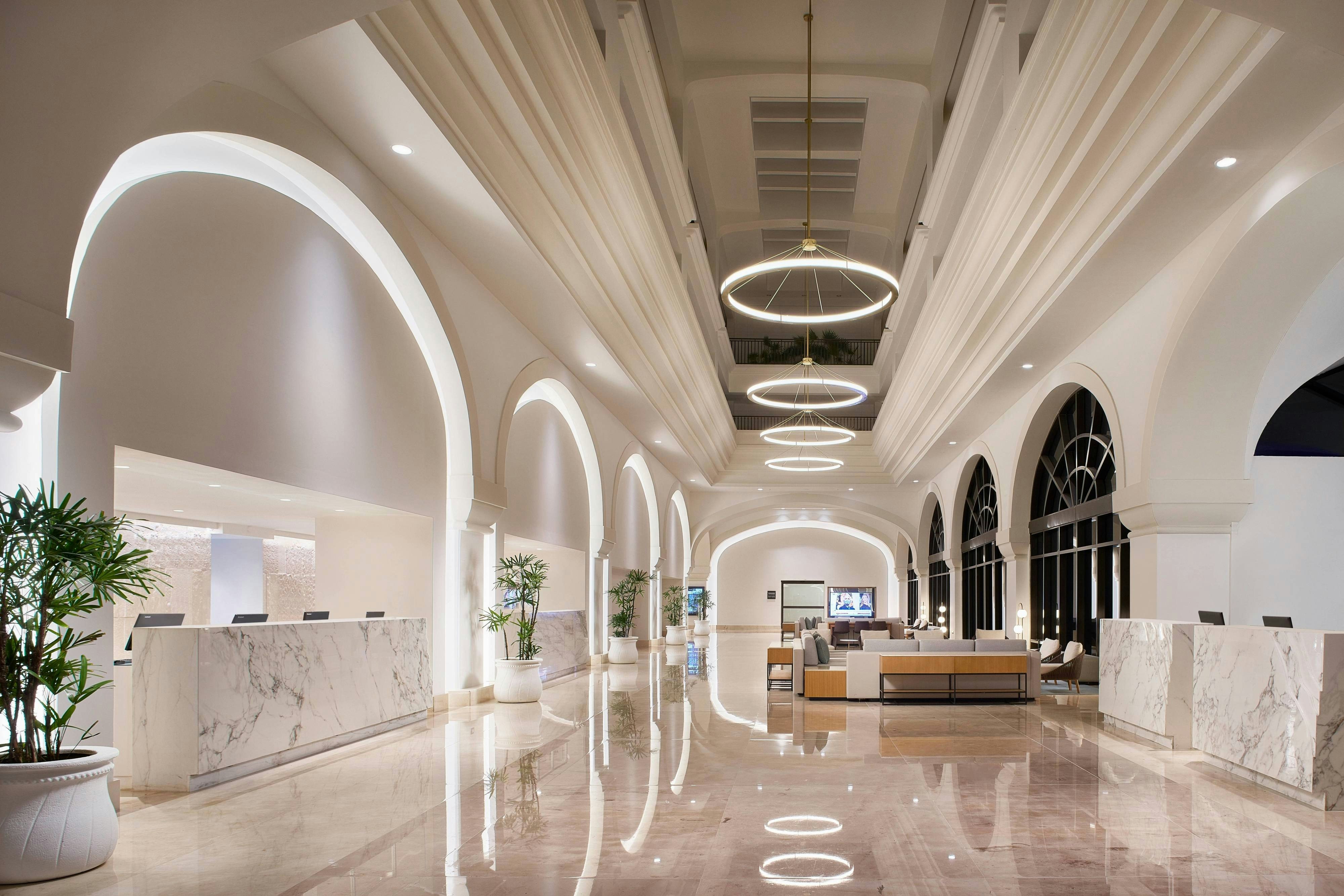 Lobby at Marriott Cancun Resort All Inclusive, CANCUN