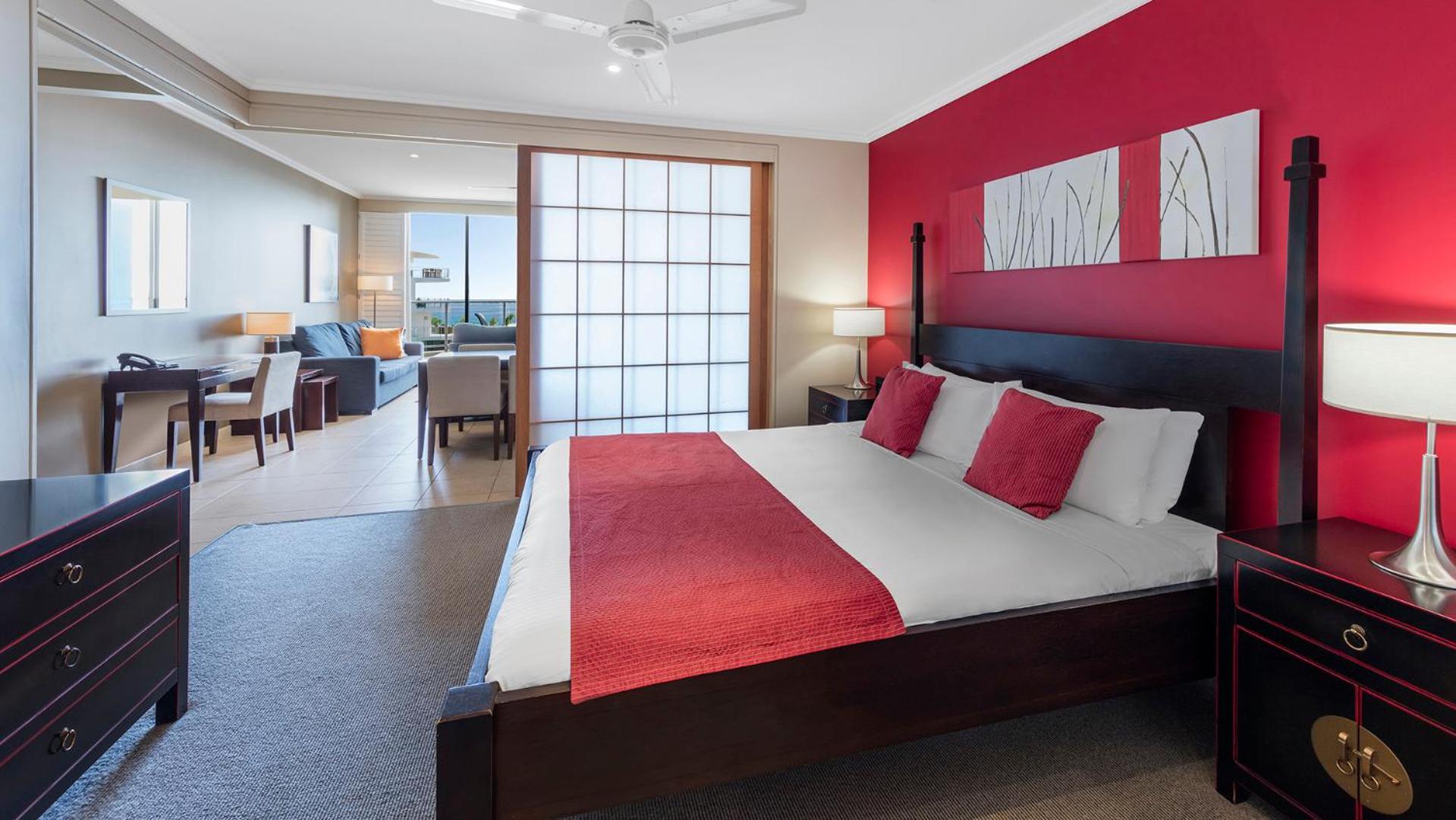 شقة بريميير بإطلالة على البحر بـ3 غرف نوم، Oaks Hervey Bay Resort and Spa 4/10