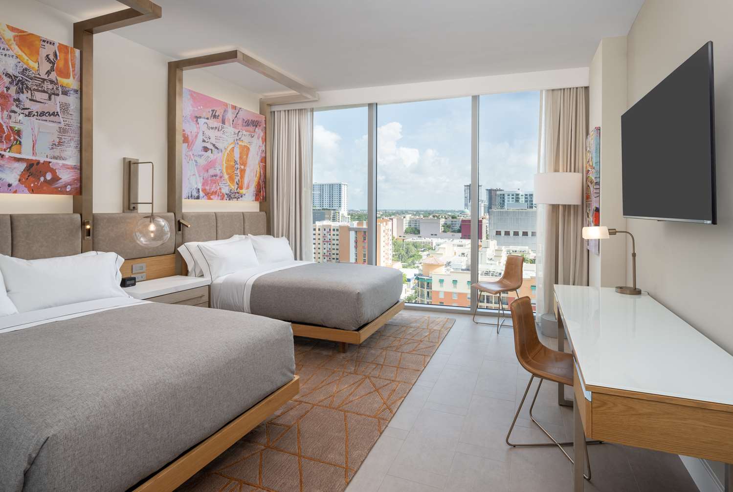 Room, 2 Double Beds, Bathtub, Accessible