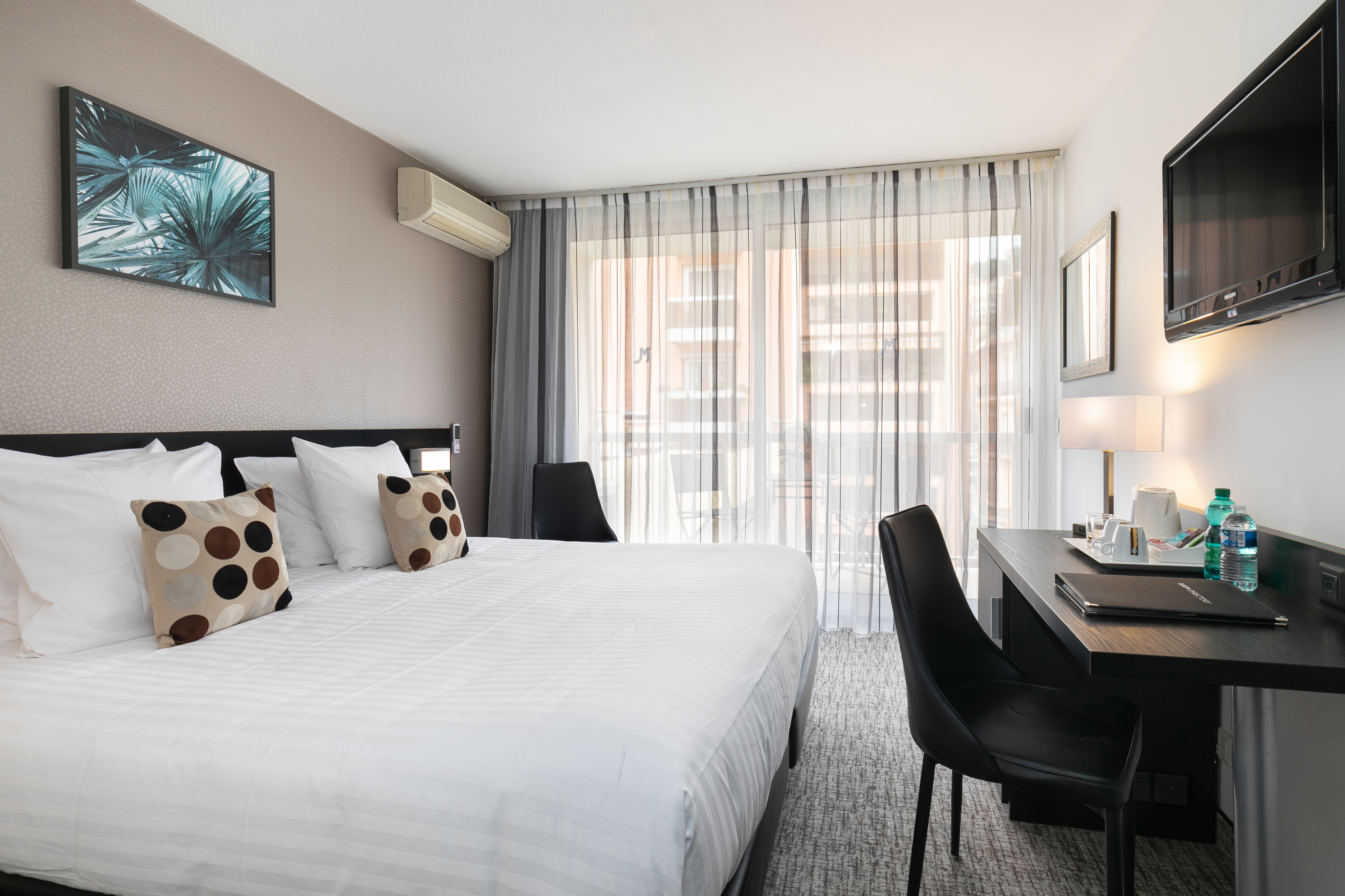 غرفة قياسية بسرير مزدوج أو سريرين منفصلين، Best Western Hotel Mediterranee Menton 4/6