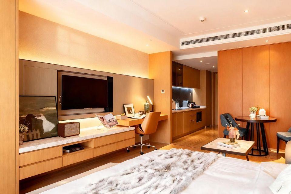 Private, Open Plan, Superior, Double Bed, Washing Machine, Kitchen