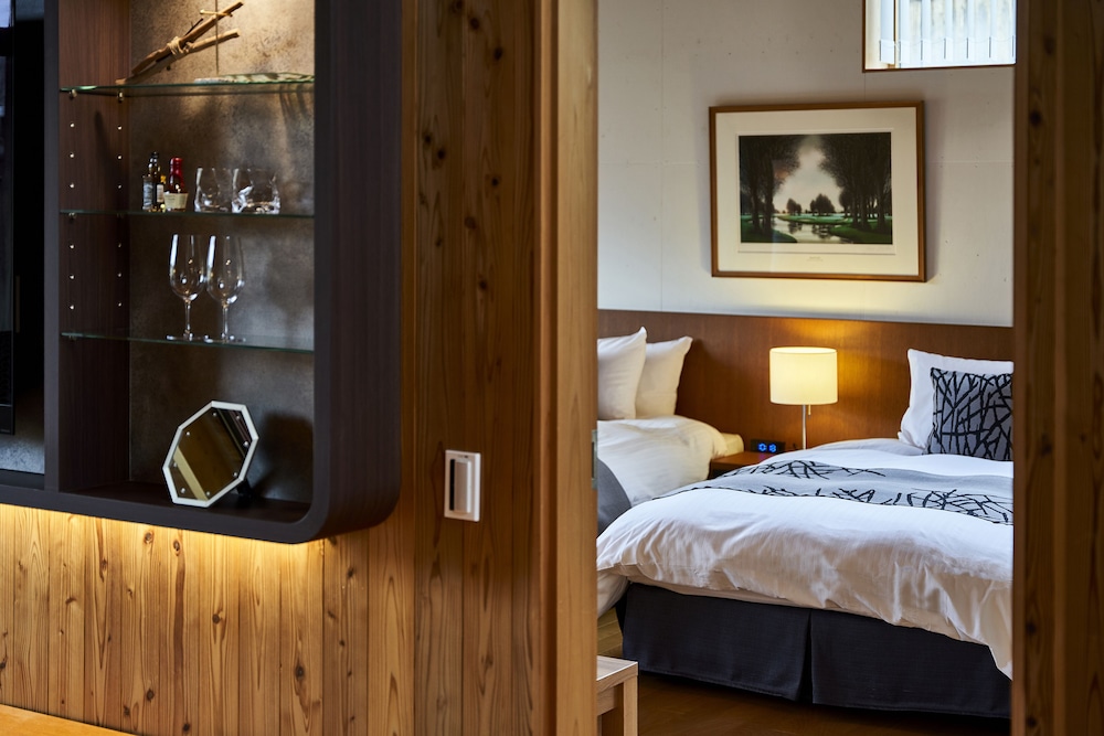 1 Bedroom, Design, Twin Beds، Sanso Amanosato 2/3