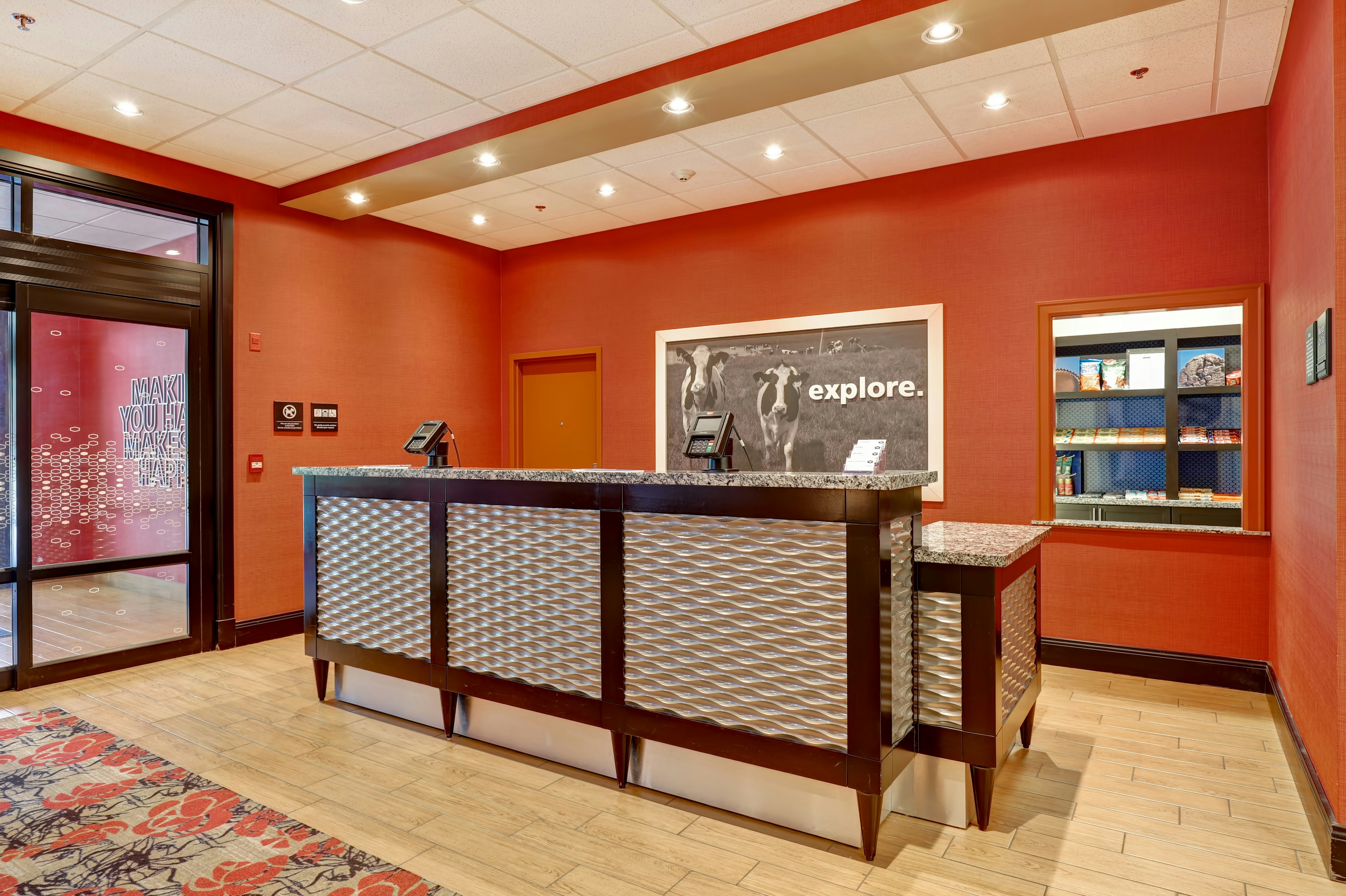 Lobby at HAMPTON INN BY HILTON CHILLIWACK BC, CHILLIWACK - BRITISH COLUMBIA