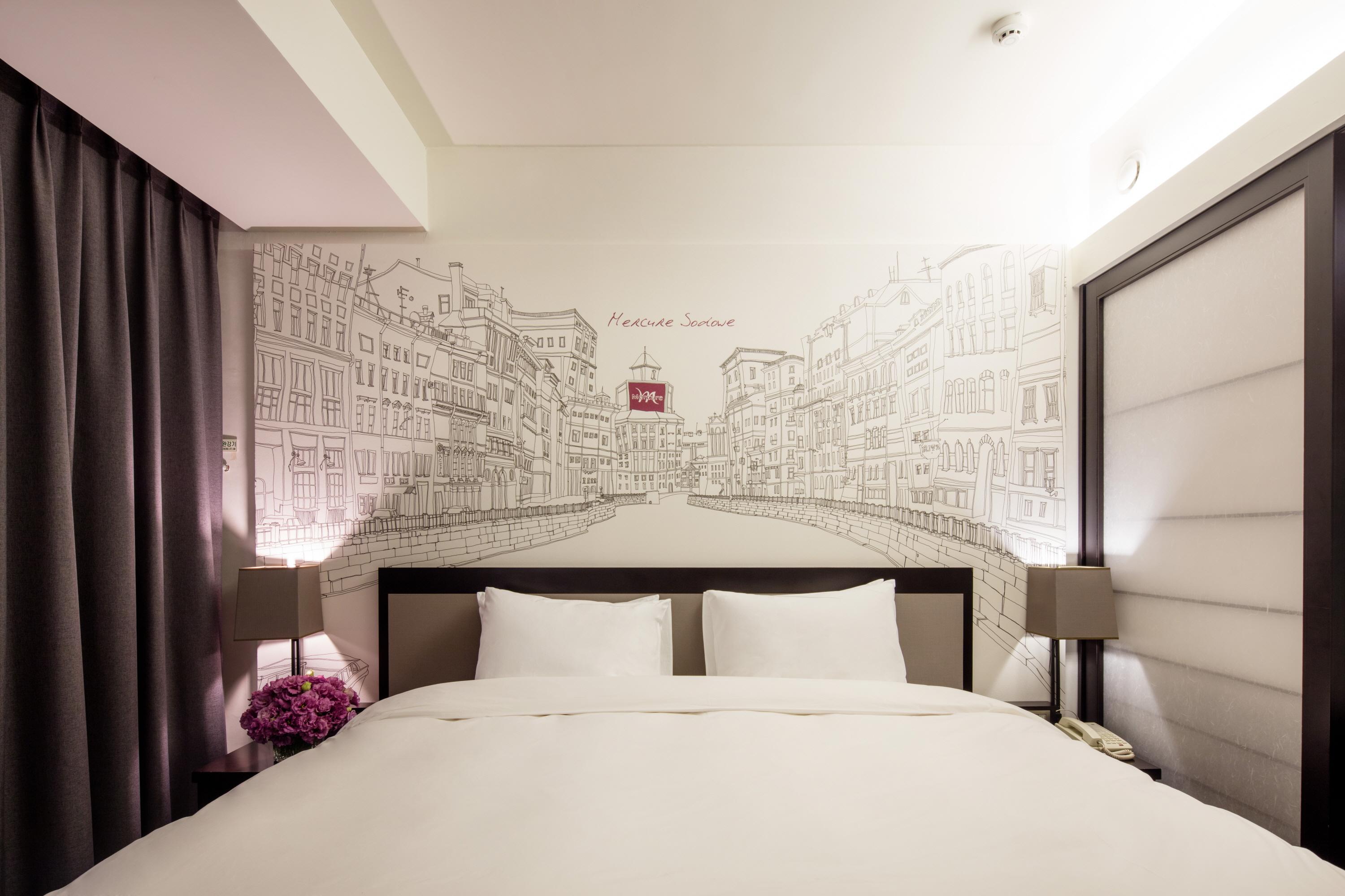 غرفة قياسية بسرير مزدوج، AC Hotel by Marriott Seoul Gangnam 2/5