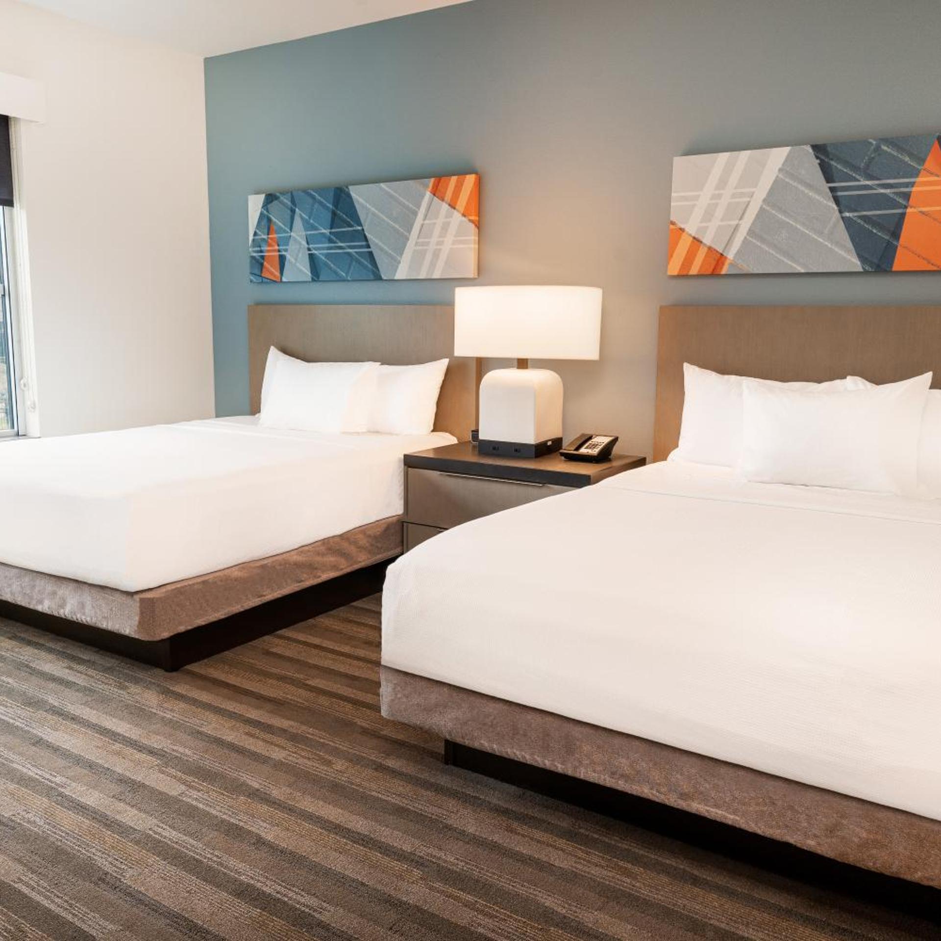 Room, 2 Queen Beds, Sofa, Den, Bathtub