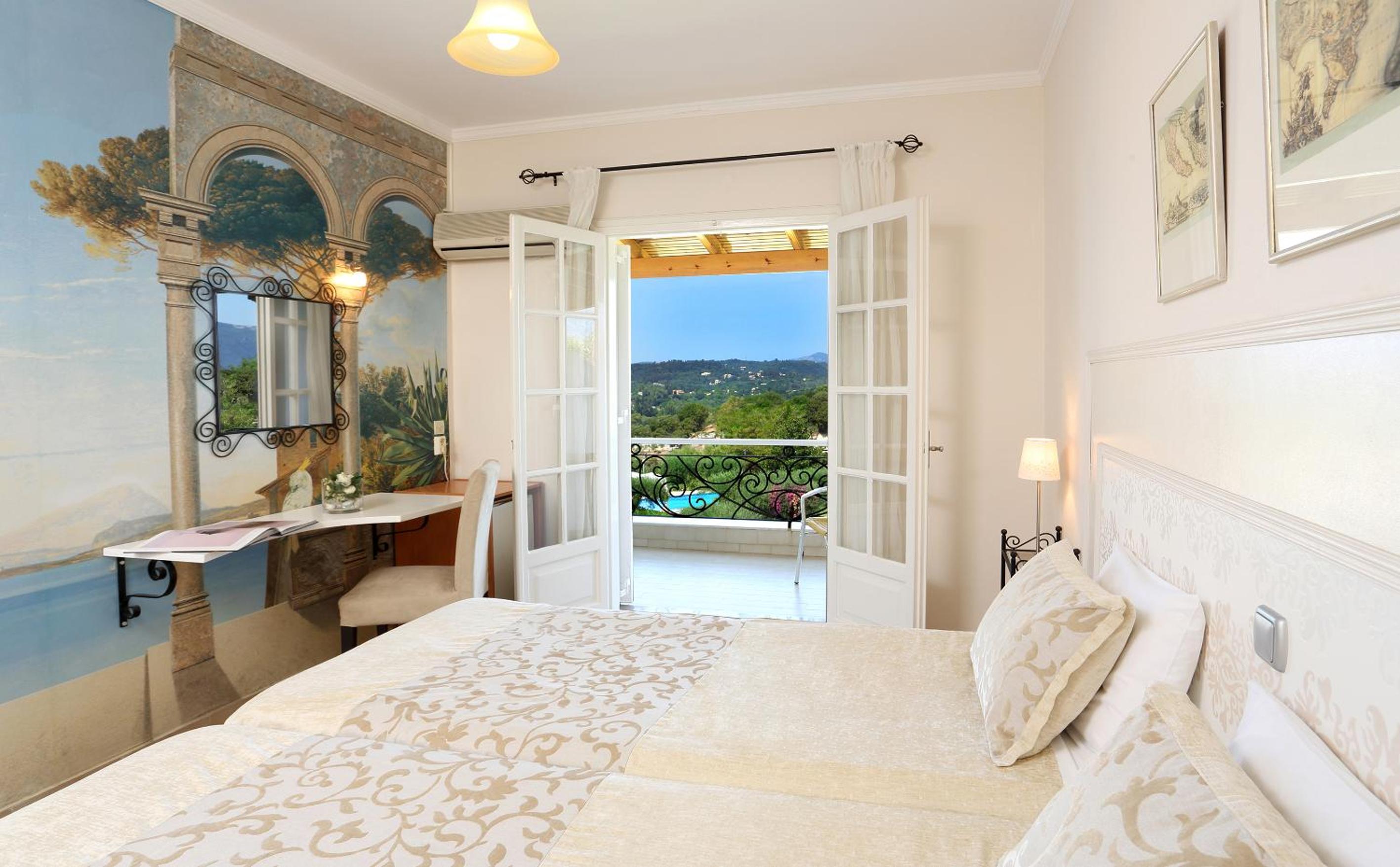 غرفة مفردة بإطلالة على الجبل، Nefeli Hotel Corfu 2/4