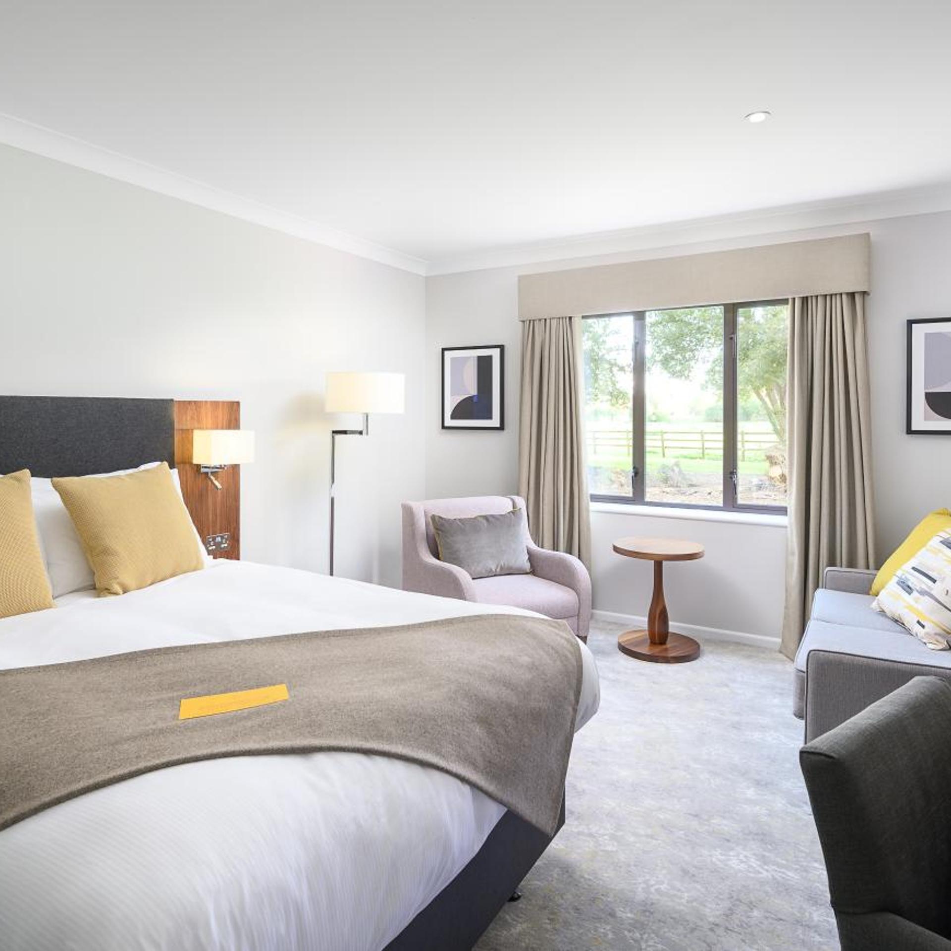 Standard, Queen Bed, Bath and Shower
