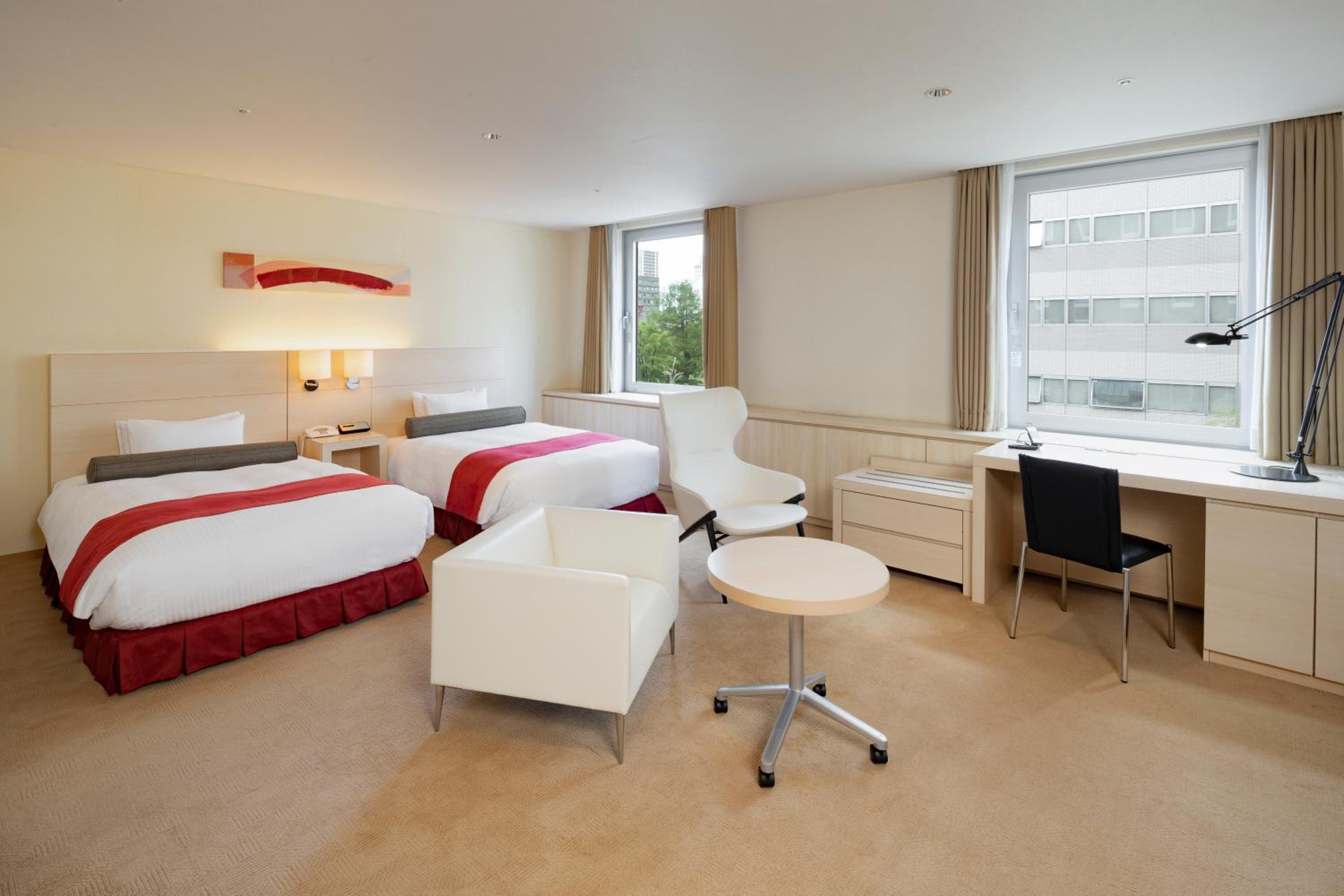 غرفة غراند ديلوكس بسريرين منفصلين، Sapporo Grand Hotel 4/10