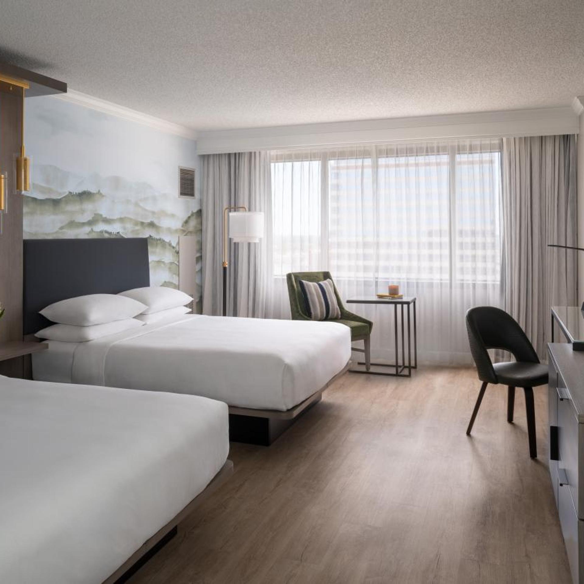 Renovated, Deluxe, 2 Queen Beds