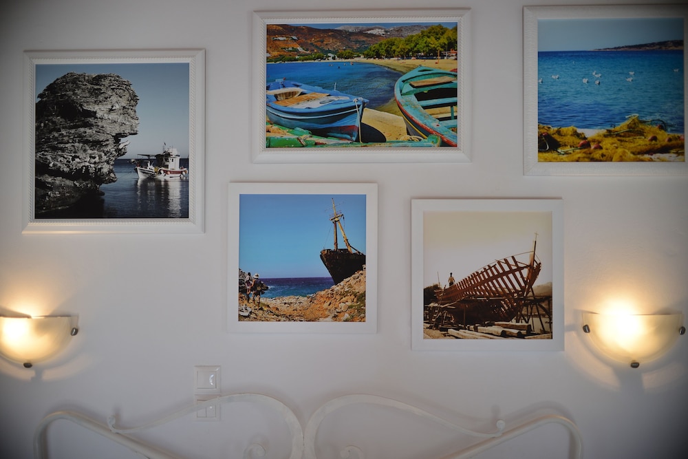 Lobby at Amorgion Hotel, AMORGOS
