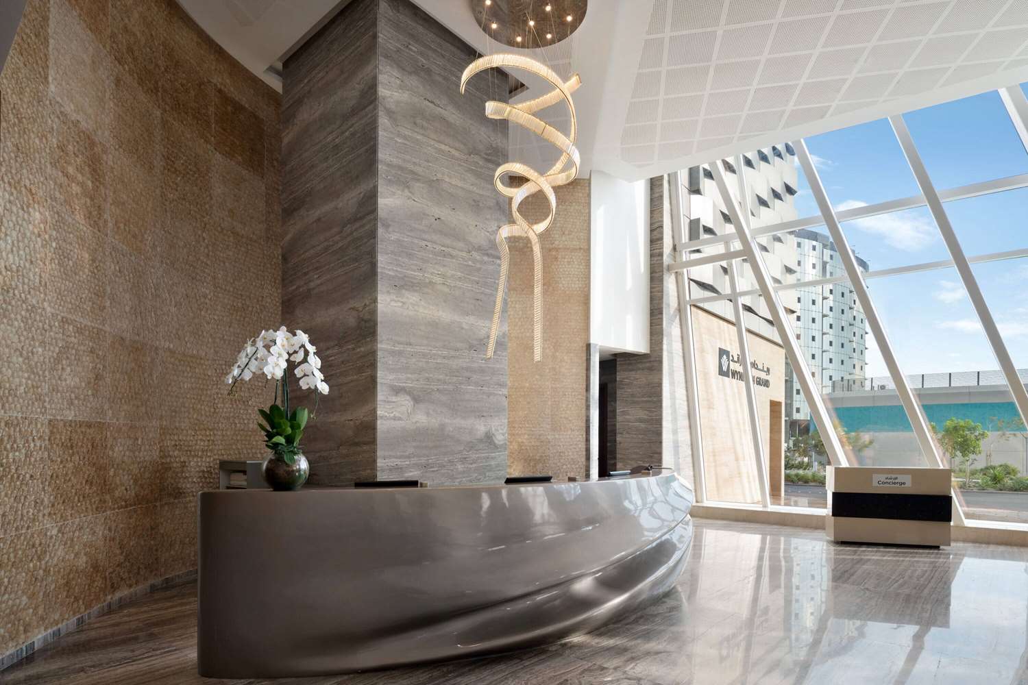 Lobby at Wyndham Grand Manama, MANAMA