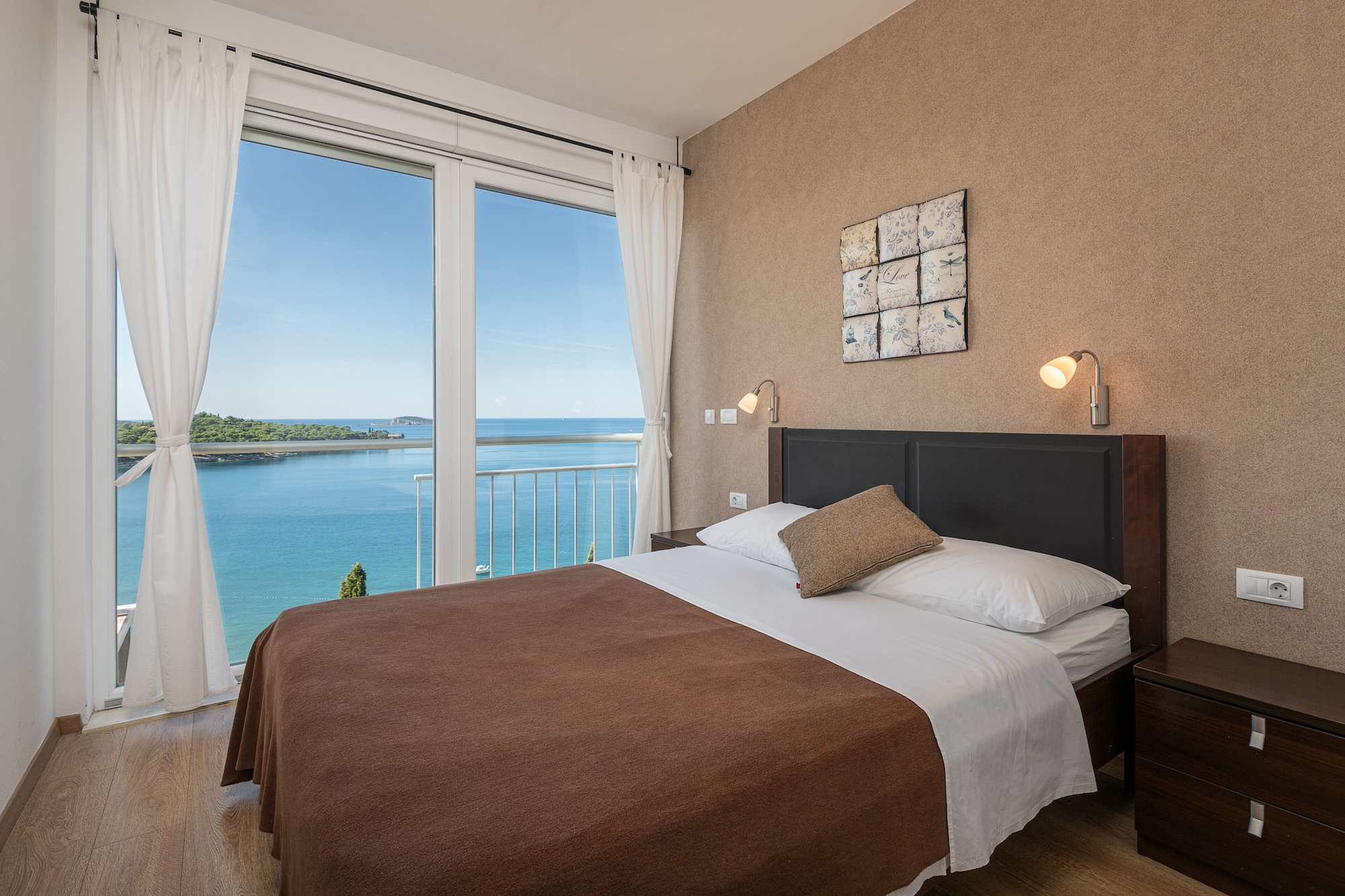 3 Bedrooms, Deluxe, Penthouse, 1 Single and 2 Double Beds, Sea View, Terrace