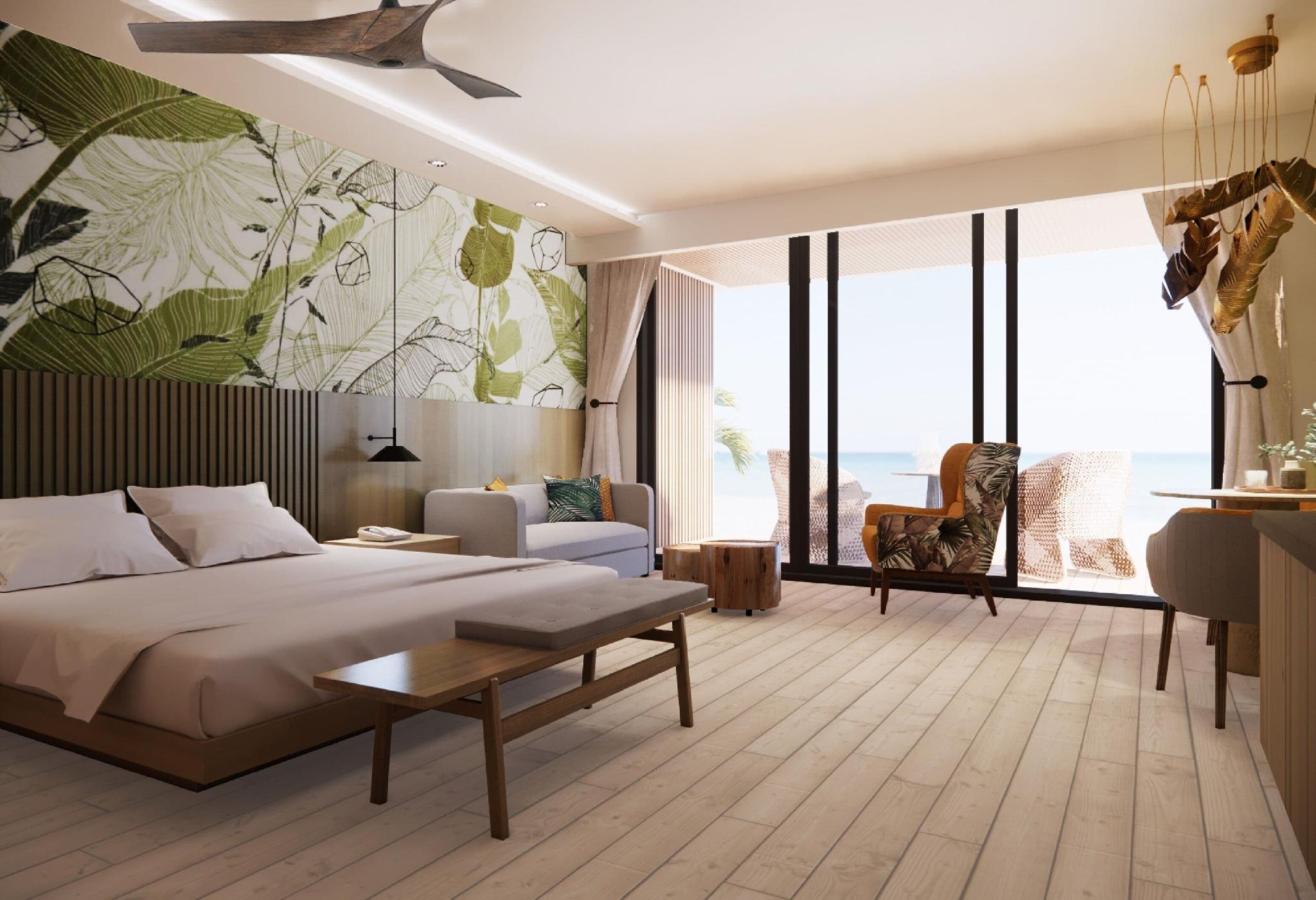 Junior, Double Bed, Pool View, Pool Access