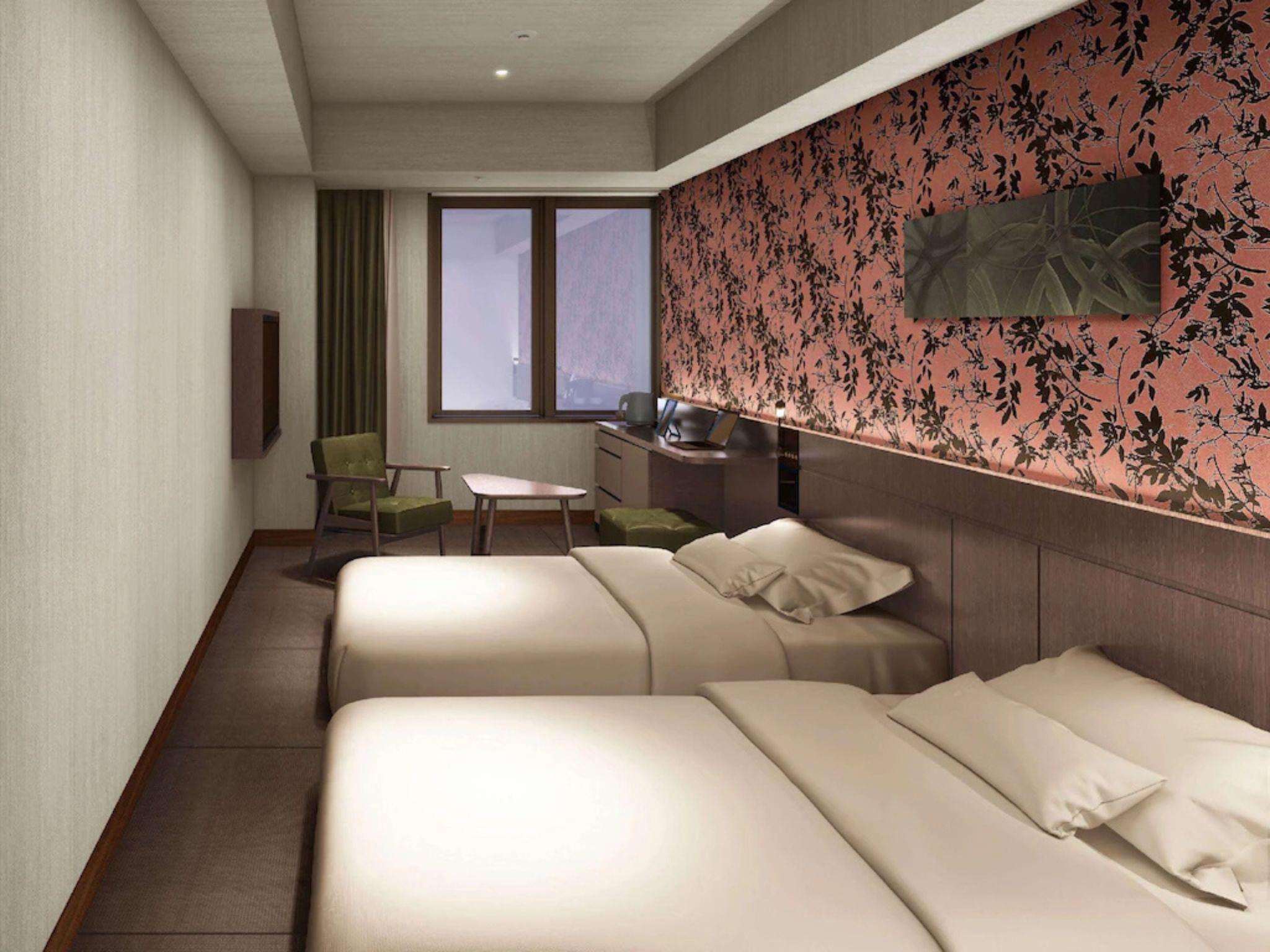 Room, Twin Beds, Building 2