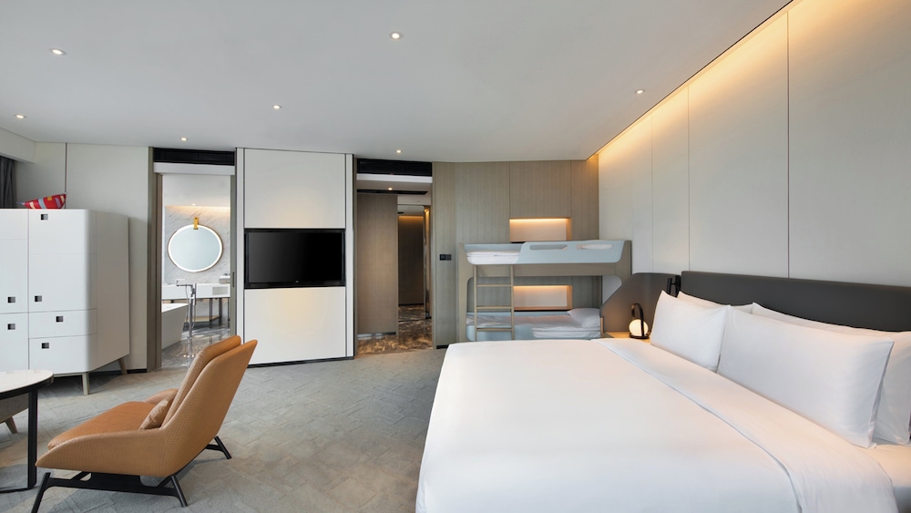 جناح جونيور بسرير كينج بإطلالة على النهر، Crowne Plaza Quanzhou Riverview 3/5