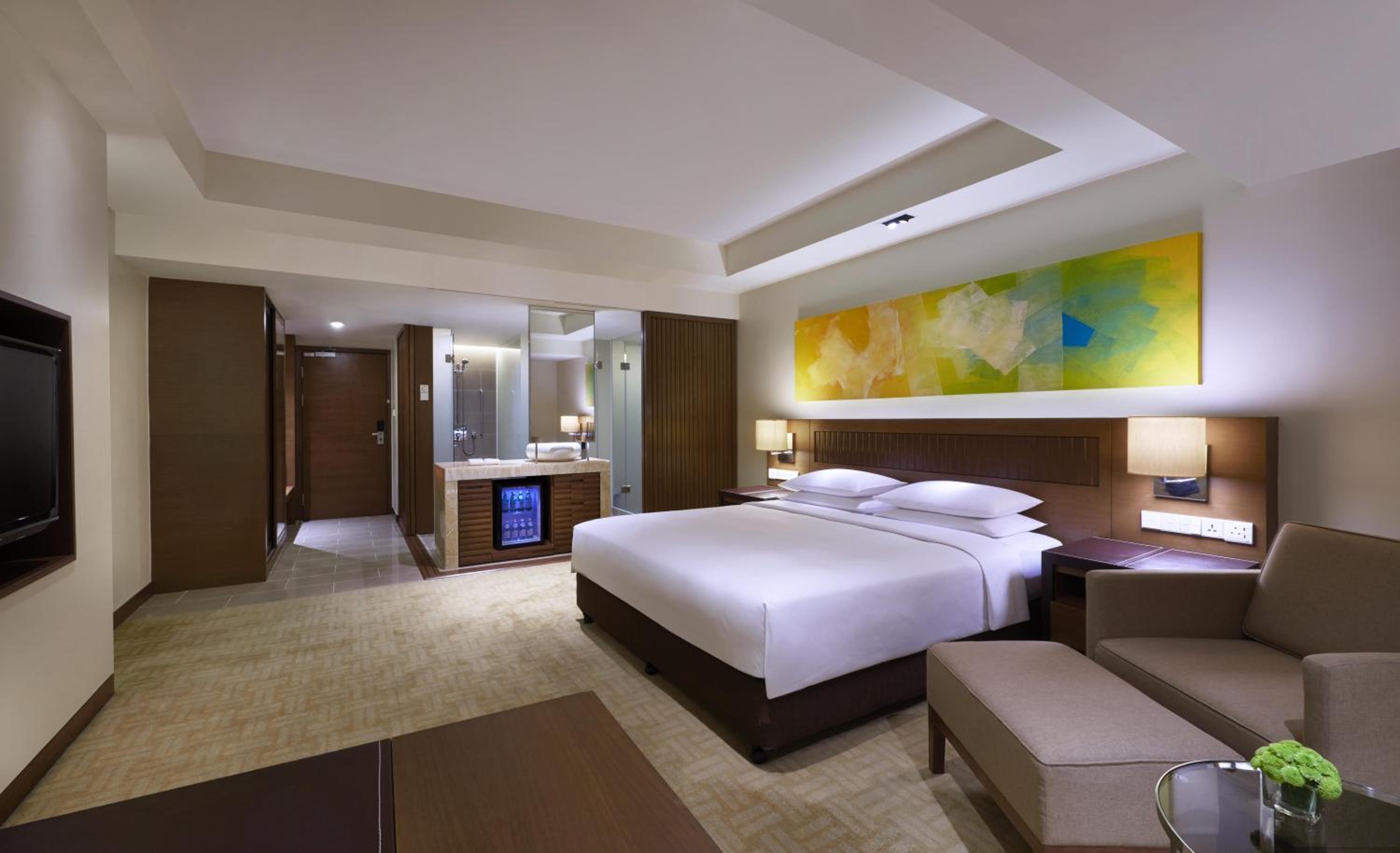 Room, King Bed, Land View