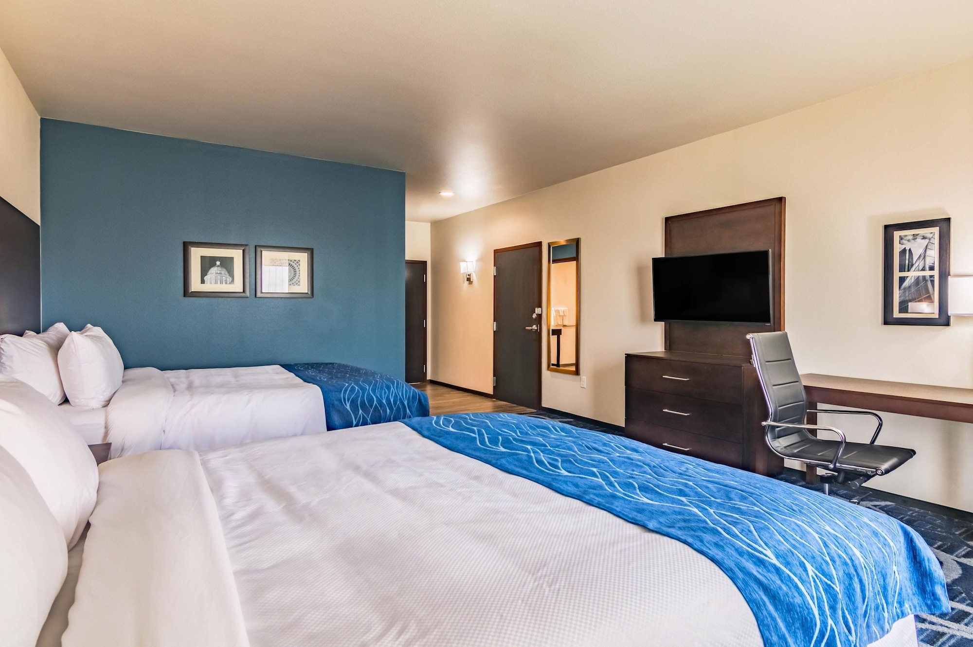 غرفة قياسية بسريرين كوين، Comfort Inn And Suites Oklahoma City South I 35 4/7