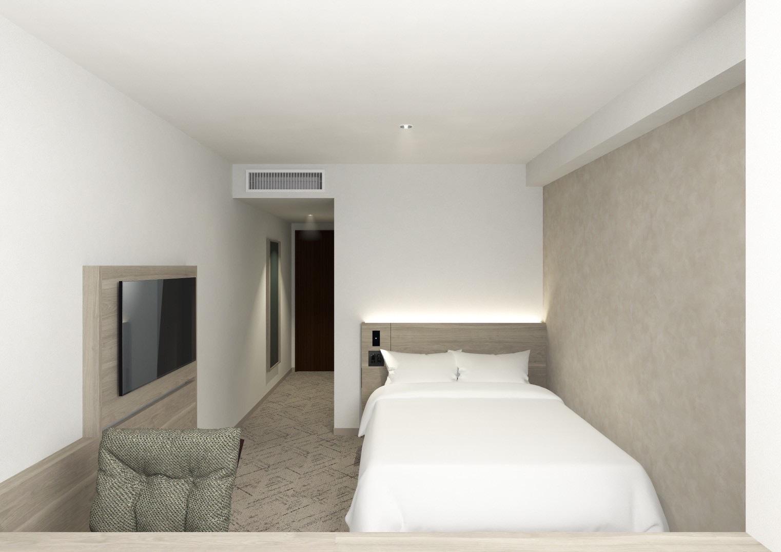 Semi Room, Standard, Semi Double Bed, Smoking
