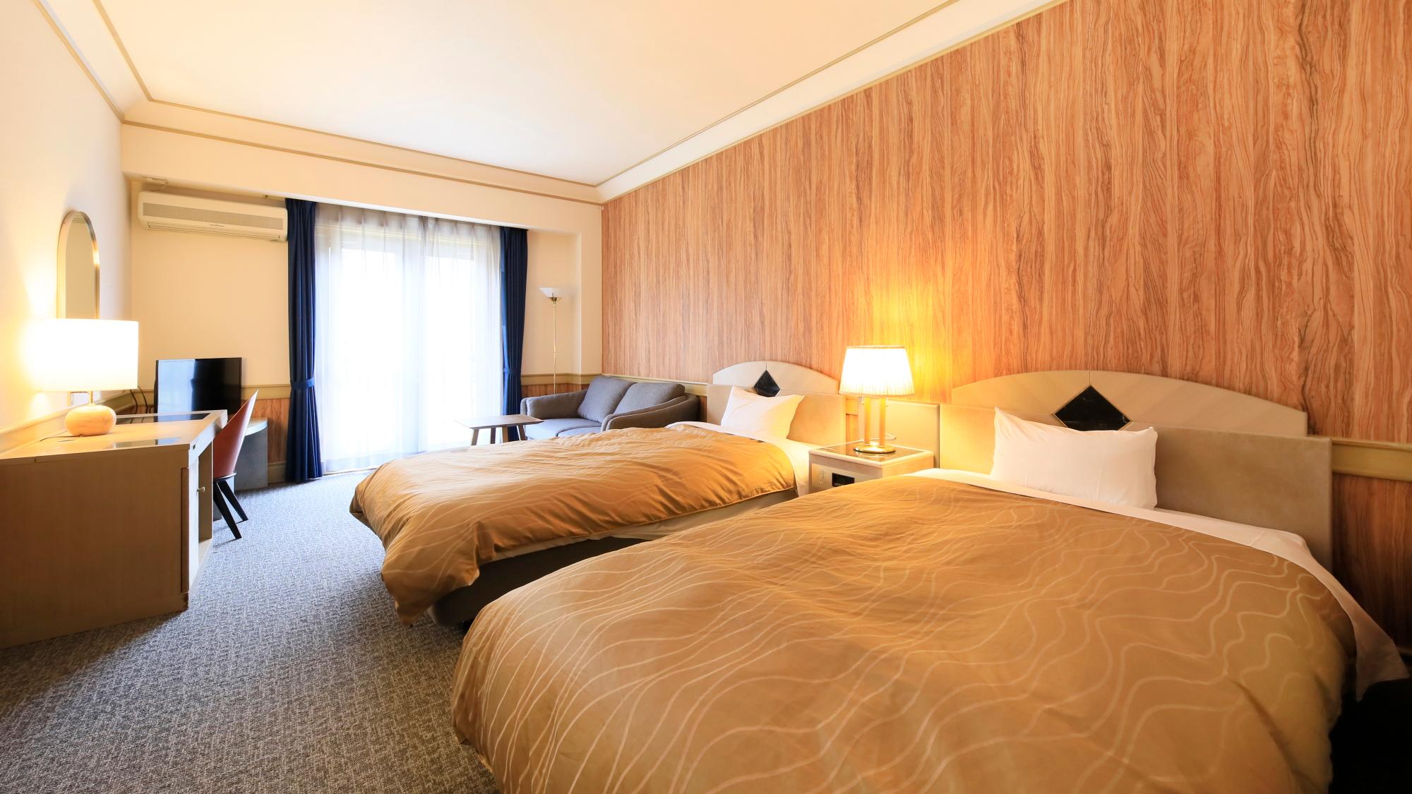 Standard, Twin Beds, Garden Front