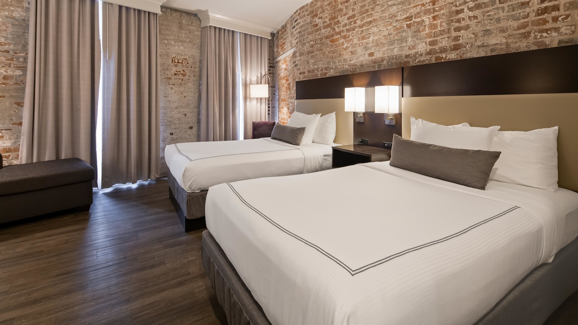 Standard, 2 Double Beds, Accessible