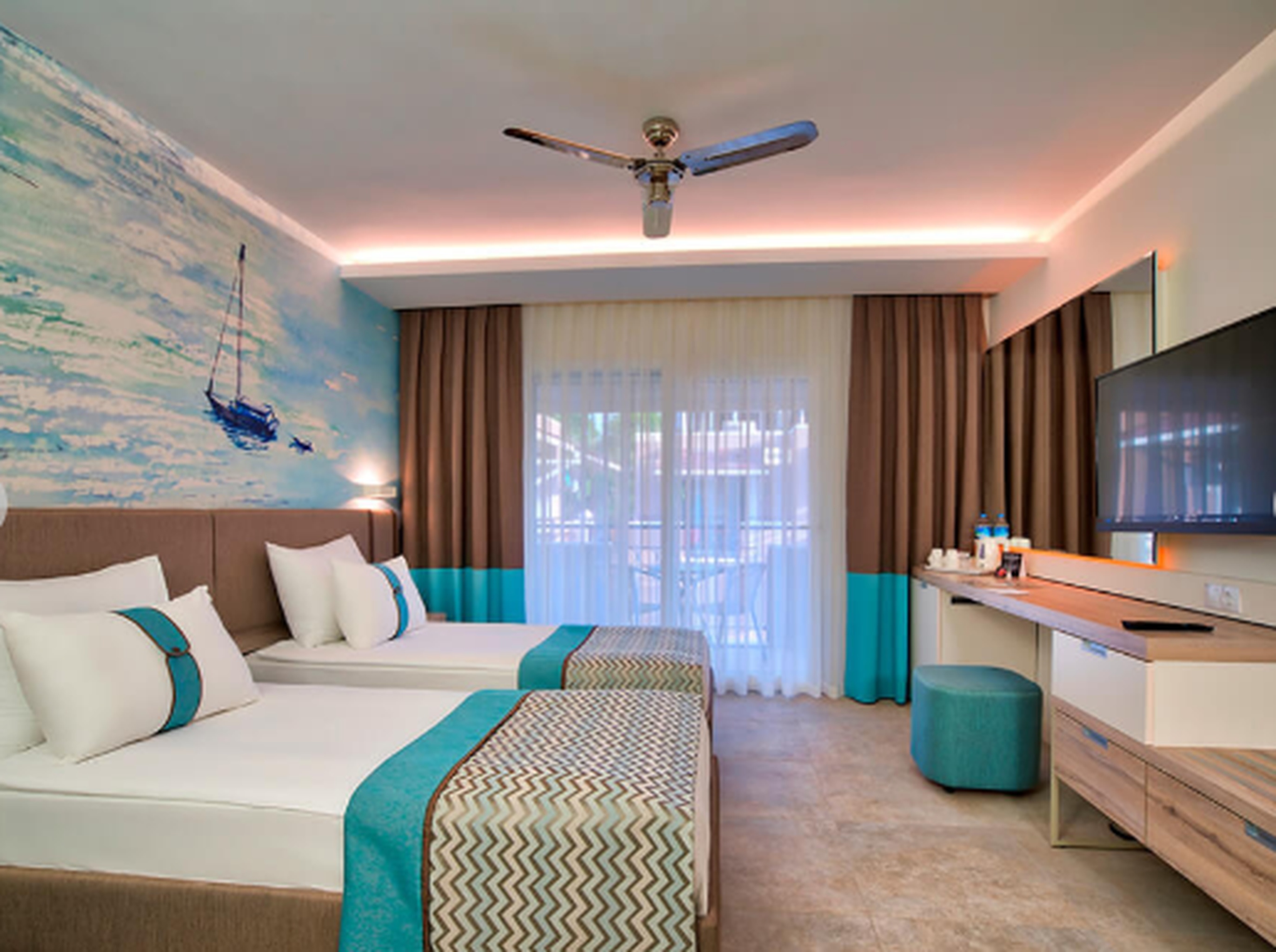 Room, Double Bed, Sea View
